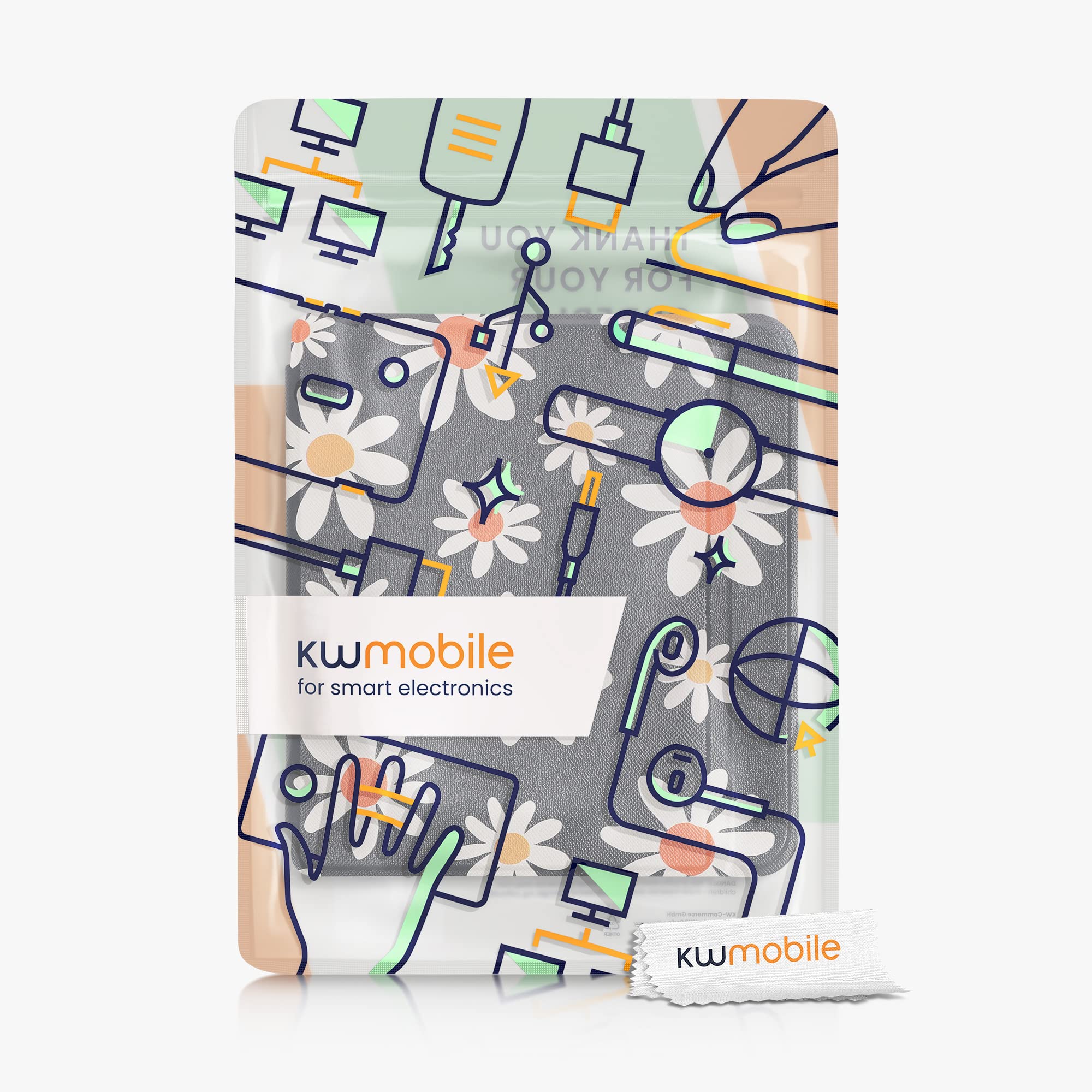 Foto 7 | Funda Kwmobile Compatible Con El Lector Electrónico Kobo Libra 2 - Venta Internacional.