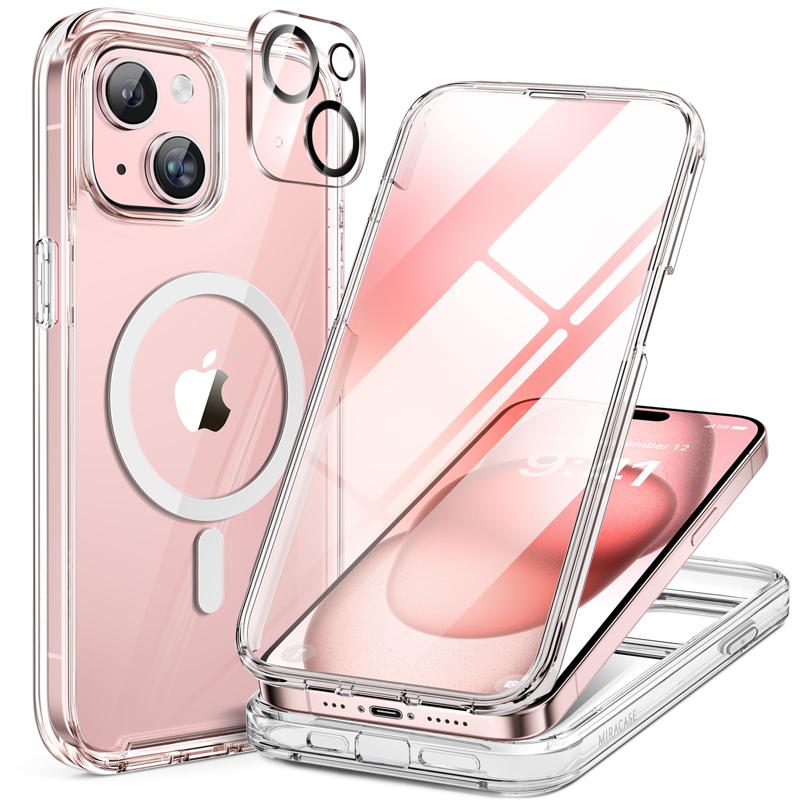 Foto 2 pulgar | Funda De Teléfono Miracase Glass Series Para Iphone 15 Con Magsafe - Venta Internacional.