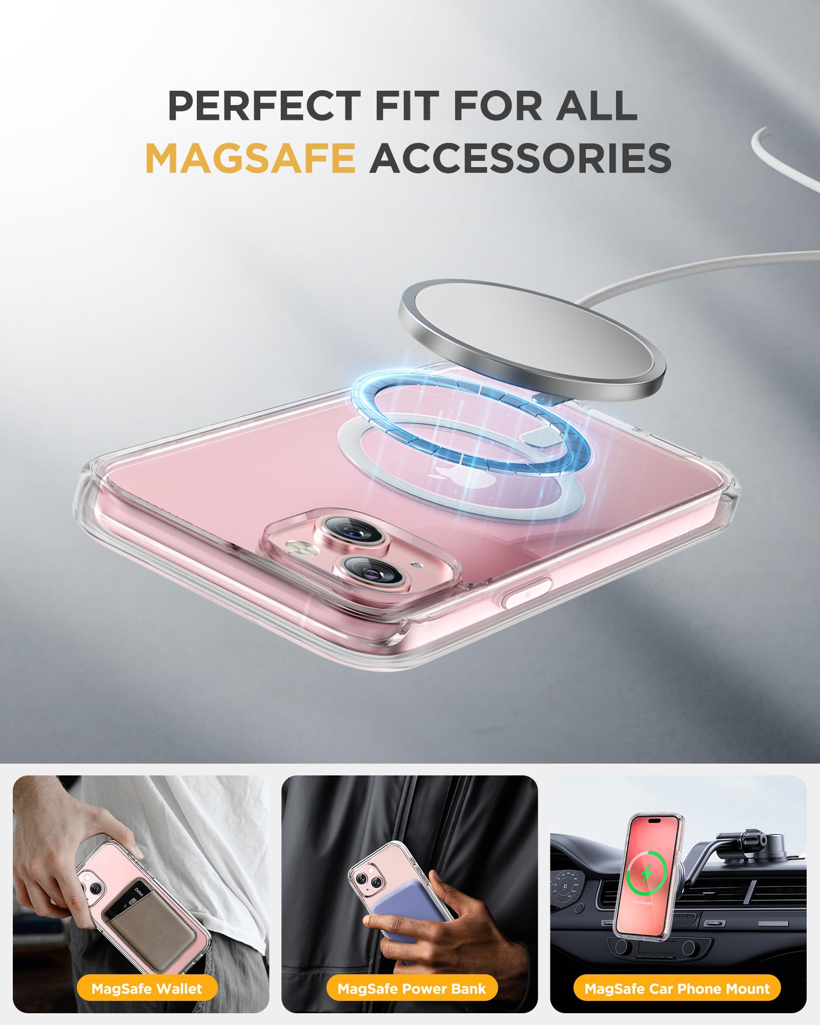 Foto 4 pulgar | Funda De Teléfono Miracase Glass Series Para Iphone 15 Con Magsafe - Venta Internacional.