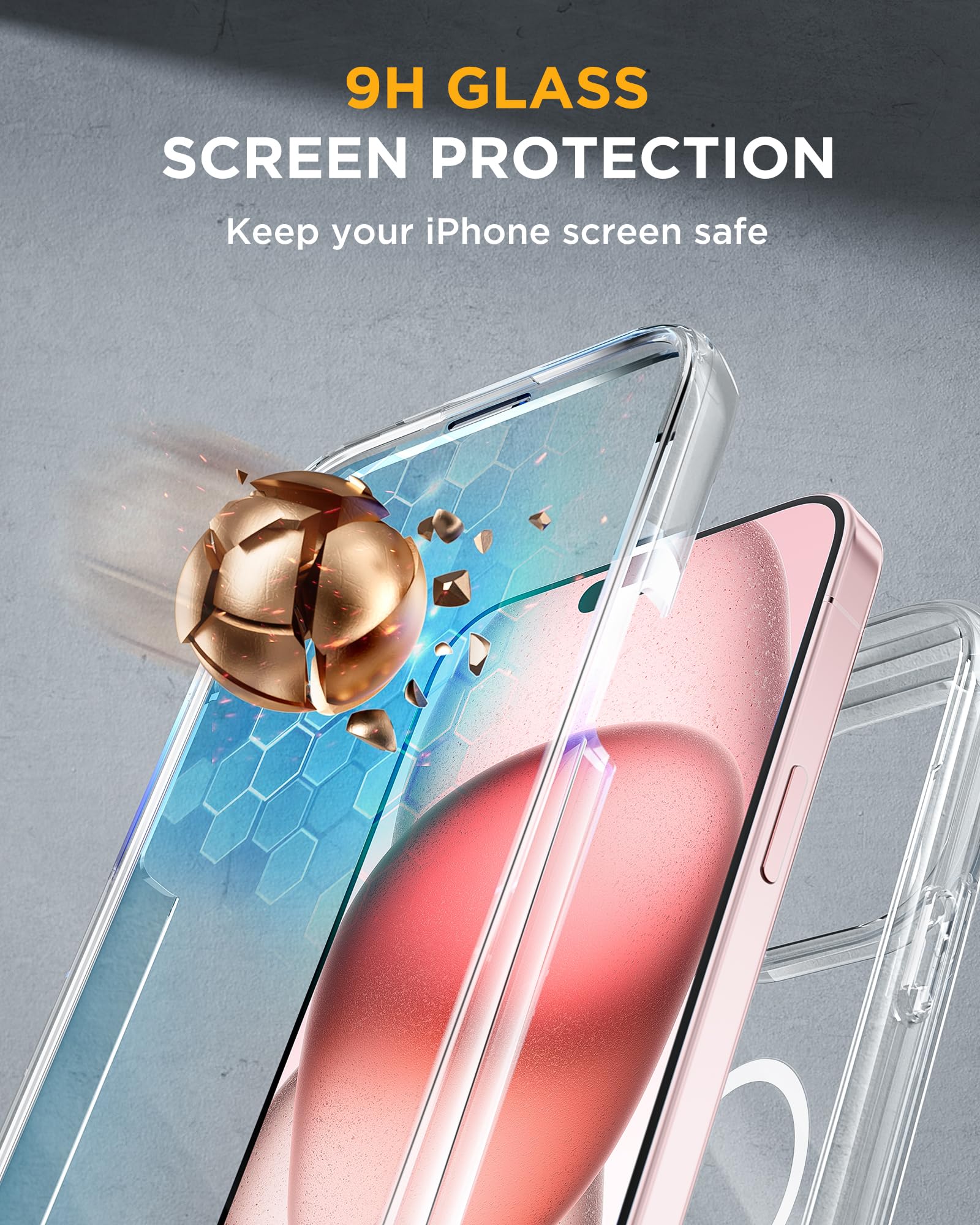 Foto 6 pulgar | Funda De Teléfono Miracase Glass Series Para Iphone 15 Con Magsafe - Venta Internacional.
