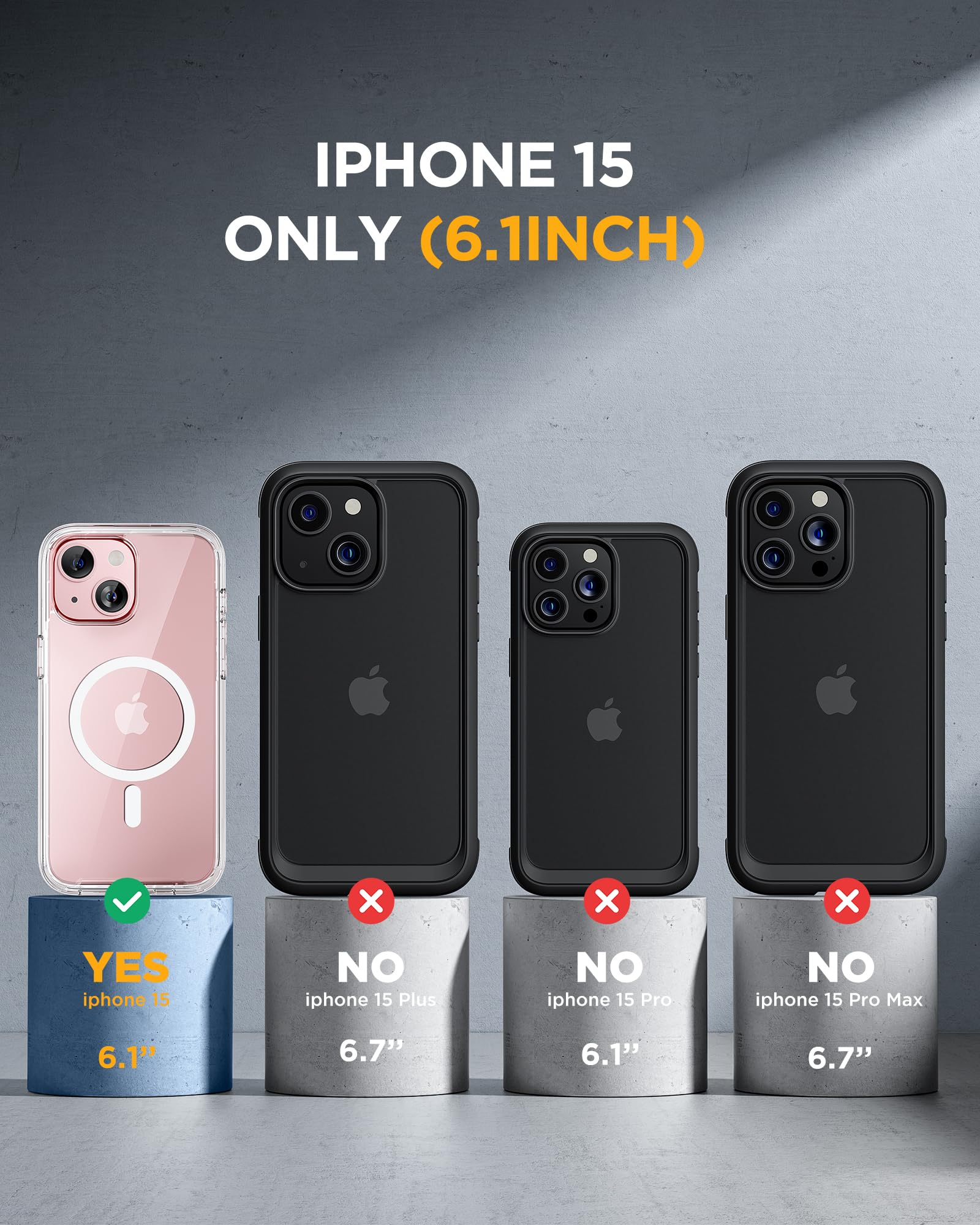 Foto 7 pulgar | Funda De Teléfono Miracase Glass Series Para Iphone 15 Con Magsafe - Venta Internacional.