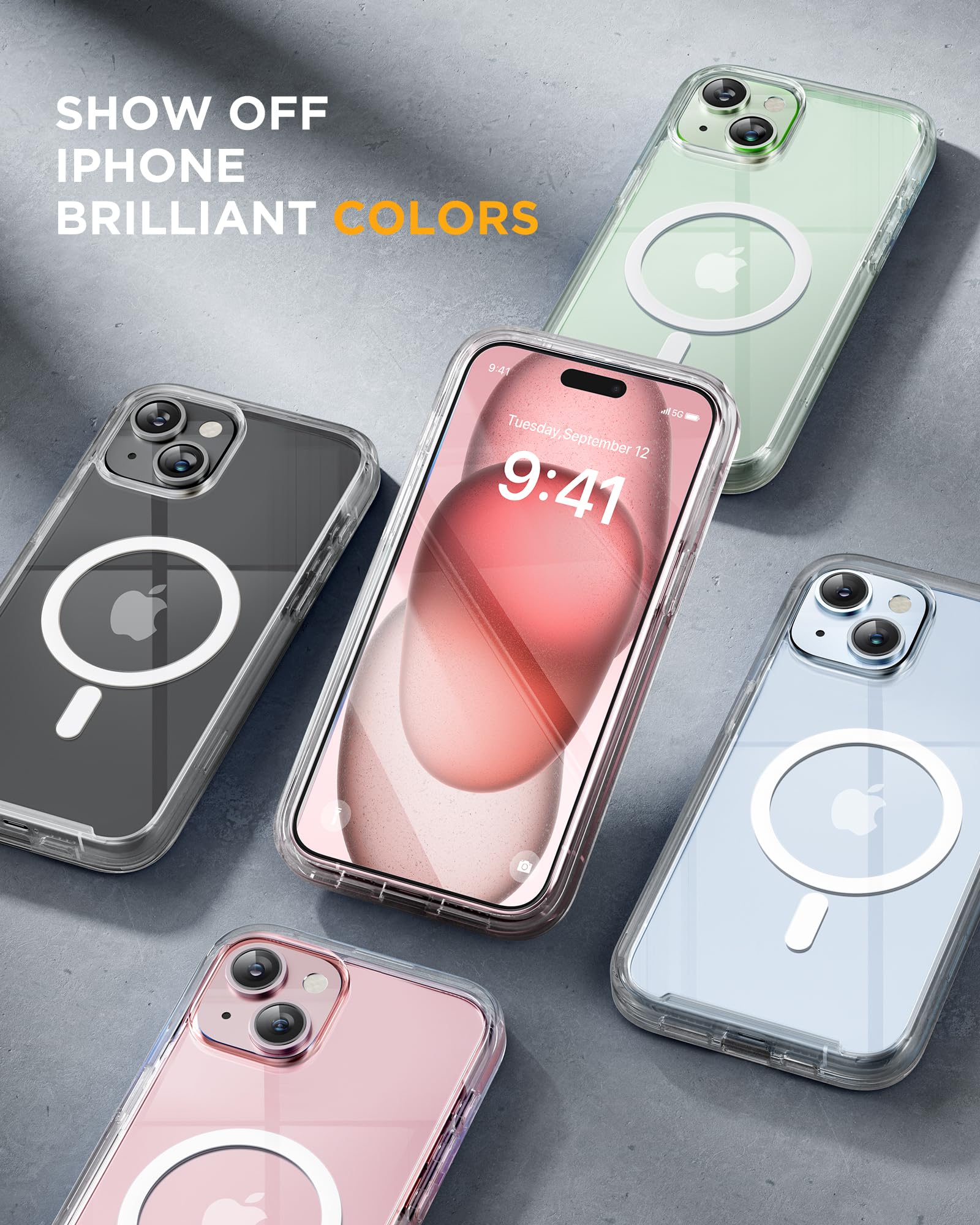 Foto 8 pulgar | Funda De Teléfono Miracase Glass Series Para Iphone 15 Con Magsafe - Venta Internacional.