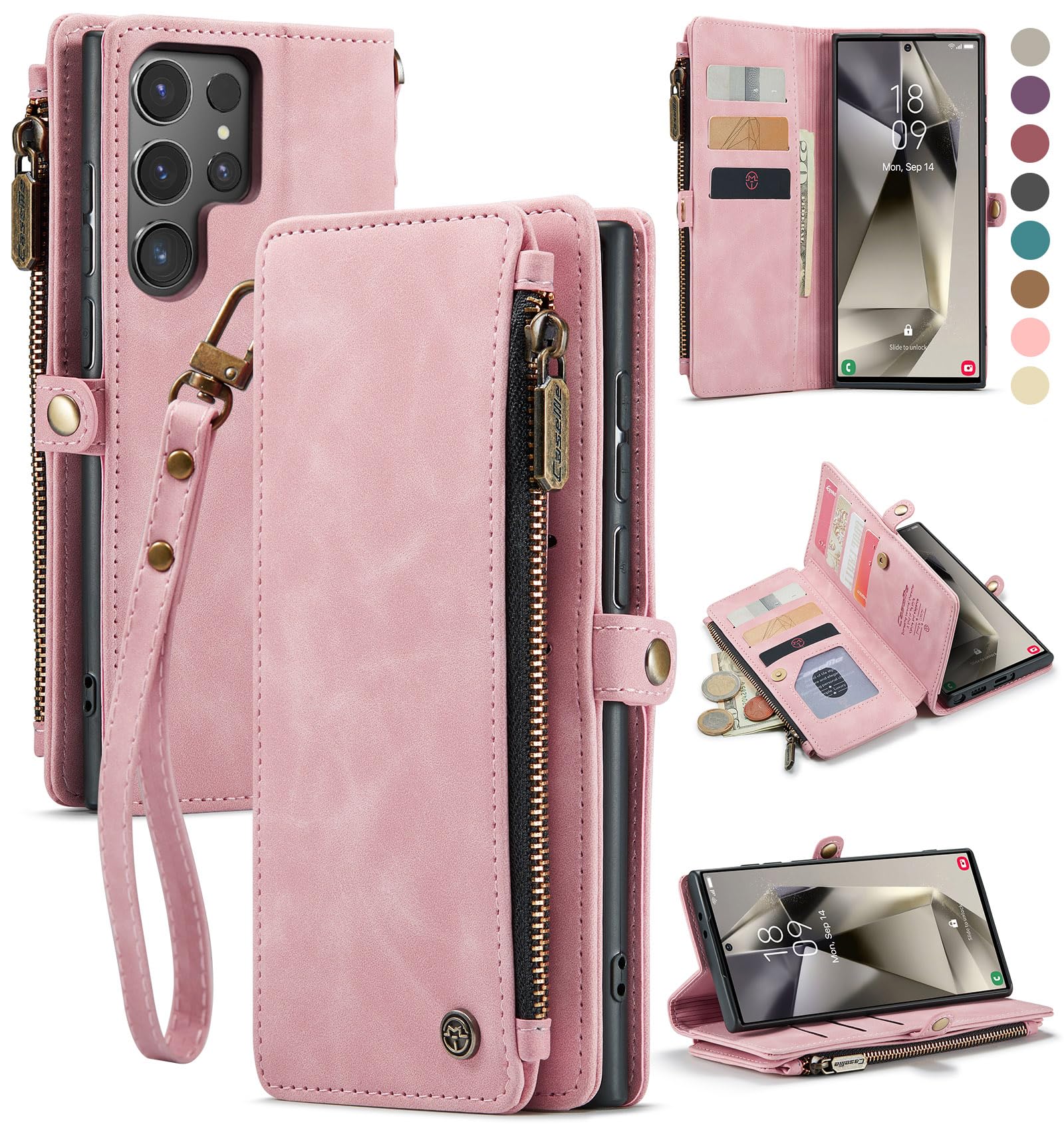 Foto 2 pulgar | Funda Wallet Defcase Compatible Con Samsung Galaxy S24 Ultra - Venta Internacional.