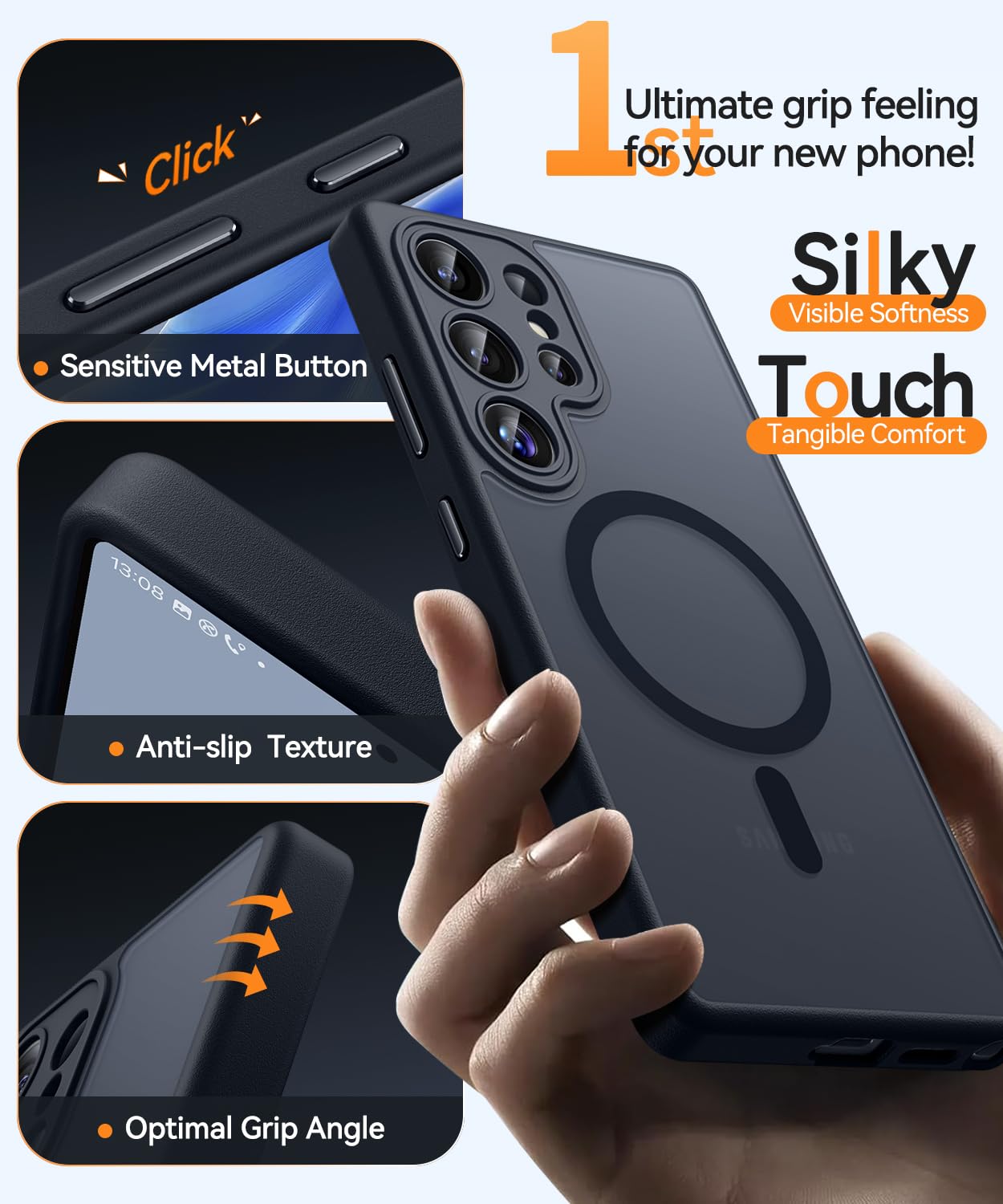 Foto 8 pulgar | Funda De Teléfono Canshn Diseñada Para Samsung Galaxy S25 Ultra - Venta Internacional.