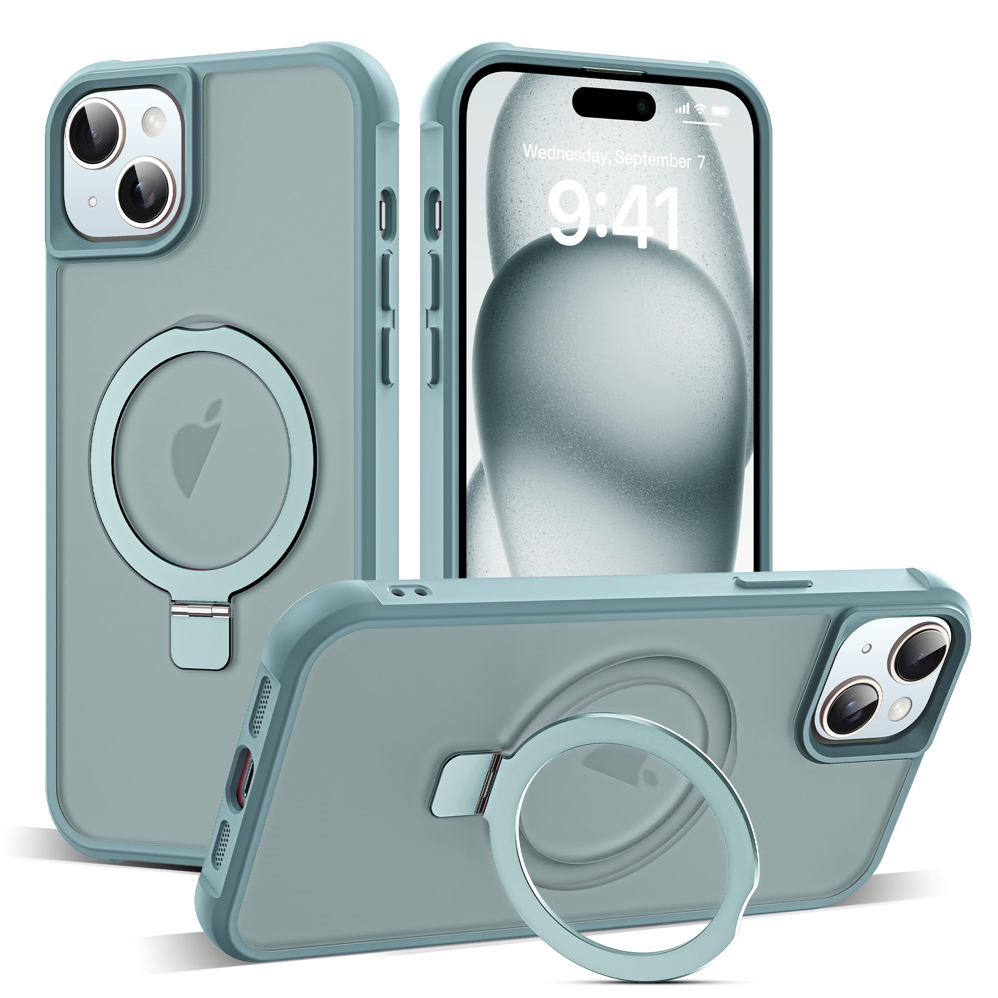 Foto 2 pulgar | Funda De Teléfono Skylmw Compatible Con Iphone 15 Con Magsafe Blue - Venta Internacional.