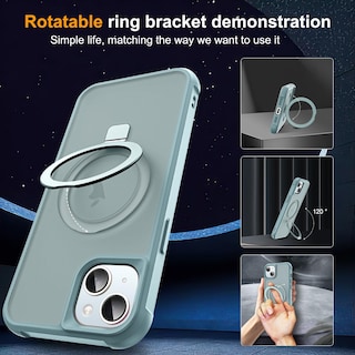 Foto 2 | Funda De Teléfono Skylmw Compatible Con Iphone 15 Con Magsafe Blue - Venta Internacional.