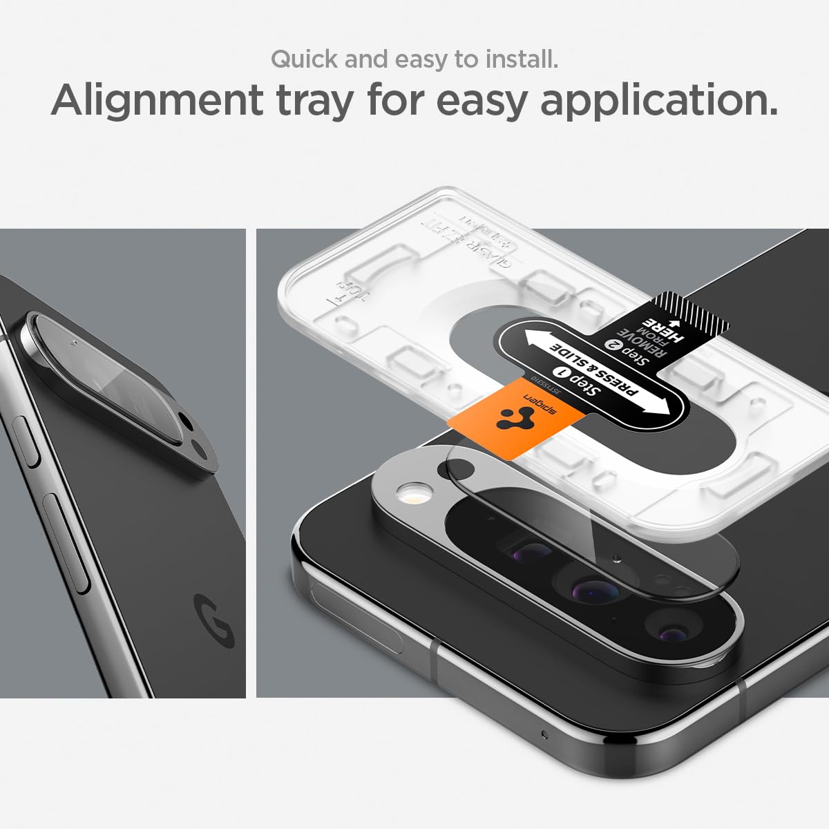 Foto 6 pulgar | Protector De Pantalla Para Lente De Cámara Spigen Glastr Ez Fit Google Pixel 9 Pro Xl, Paquete De 2 - Venta Internaci