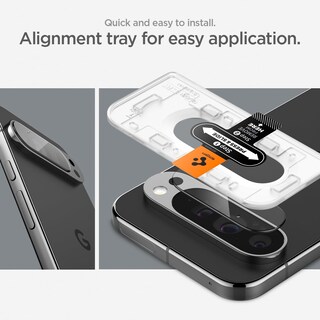Foto 5 | Protector De Pantalla Para Lente De Cámara Spigen Glastr Ez Fit Google Pixel 9 Pro Xl, Paquete De 2 - Venta Internaci
