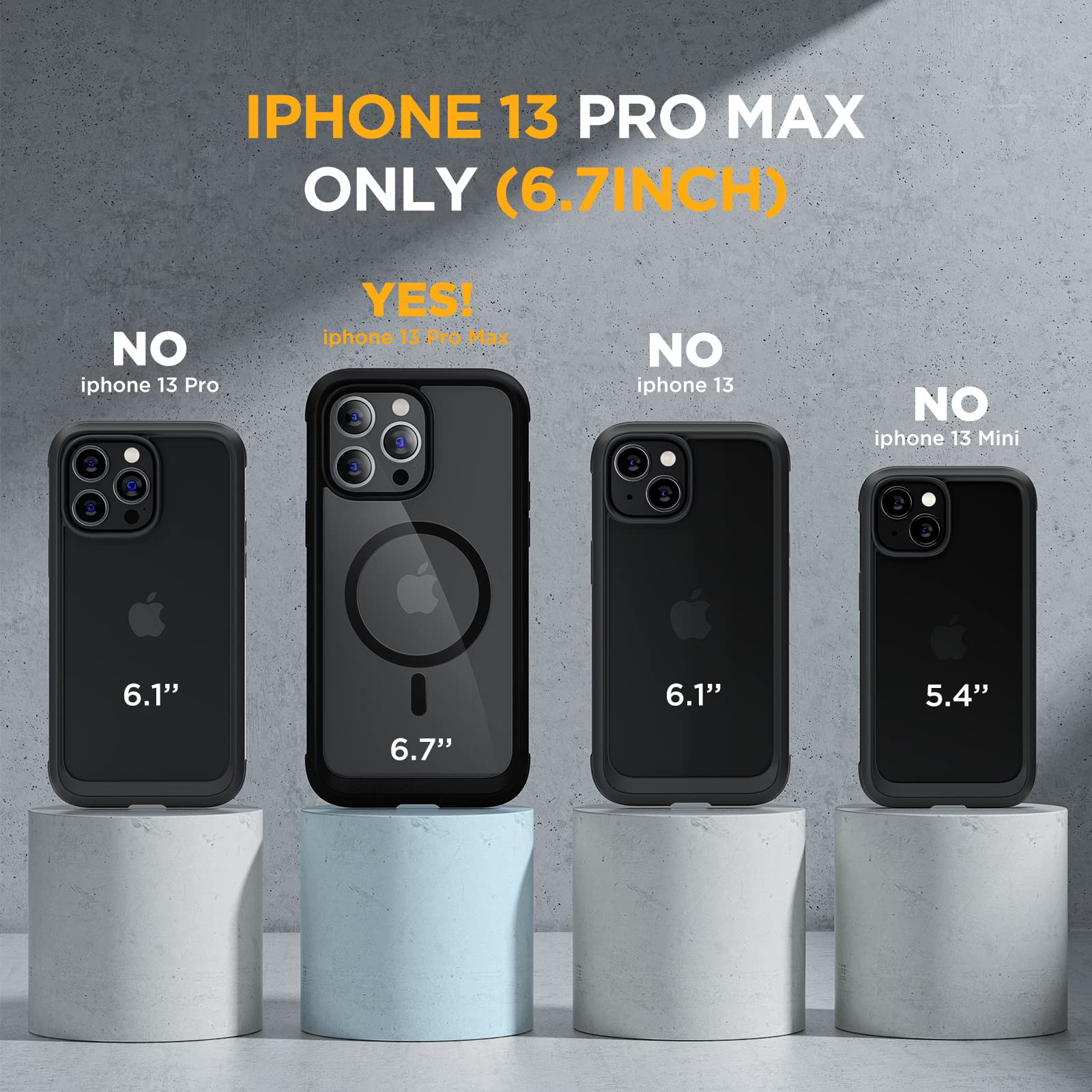 Foto 8 pulgar | Funda Para Teléfono Miracase Glass Con Protector De Pantalla Para Iphone 13 Pro Max - Venta Internacional.