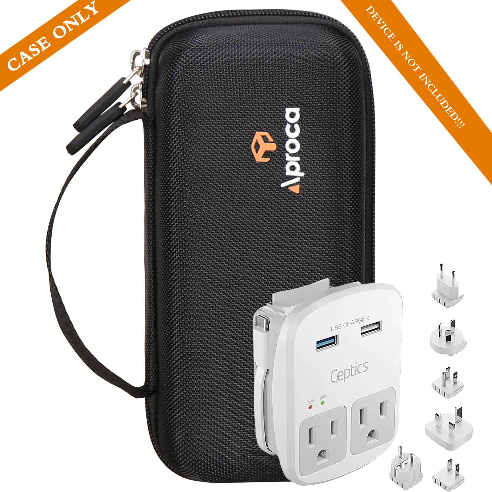 Foto 6 pulgar | Funda Protectora De Viaje Aproca Para Ceptics Adapter - Venta Internacional.