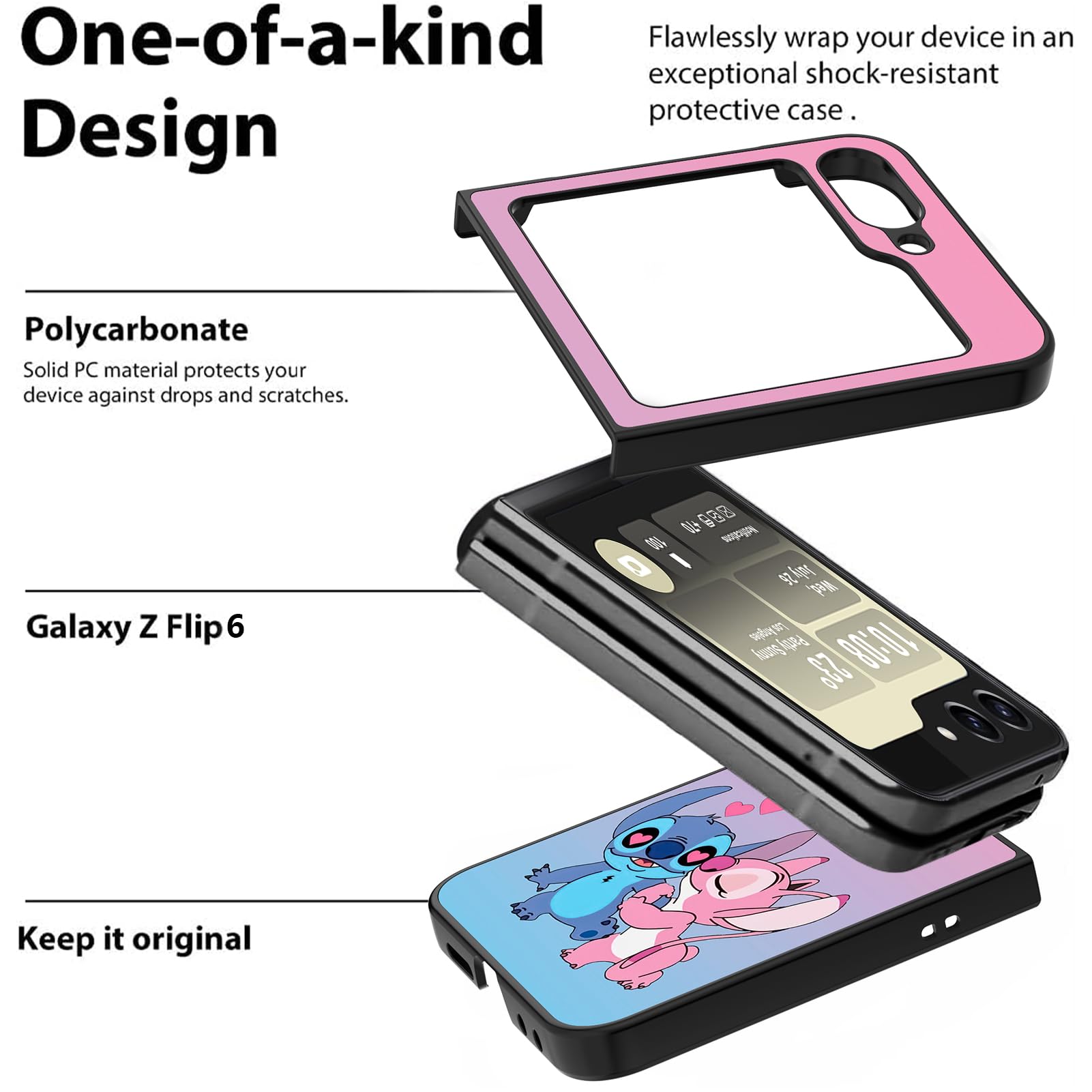 Foto 4 pulgar | Funda De Teléfono Compatible Con Samsung Galaxy Z Flip 6 - Venta Internacional.