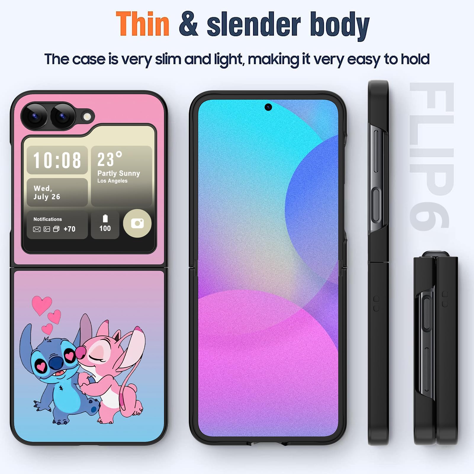 Foto 6 pulgar | Funda De Teléfono Compatible Con Samsung Galaxy Z Flip 6 - Venta Internacional.