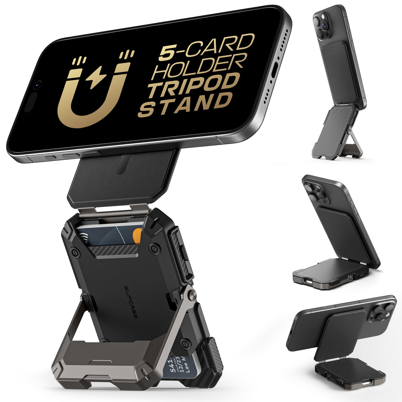 Foto 2 pulgar | Cartera Magnética Con Soporte Supcase Para Iphone 16/15/14/13/12 - Venta Internacional.