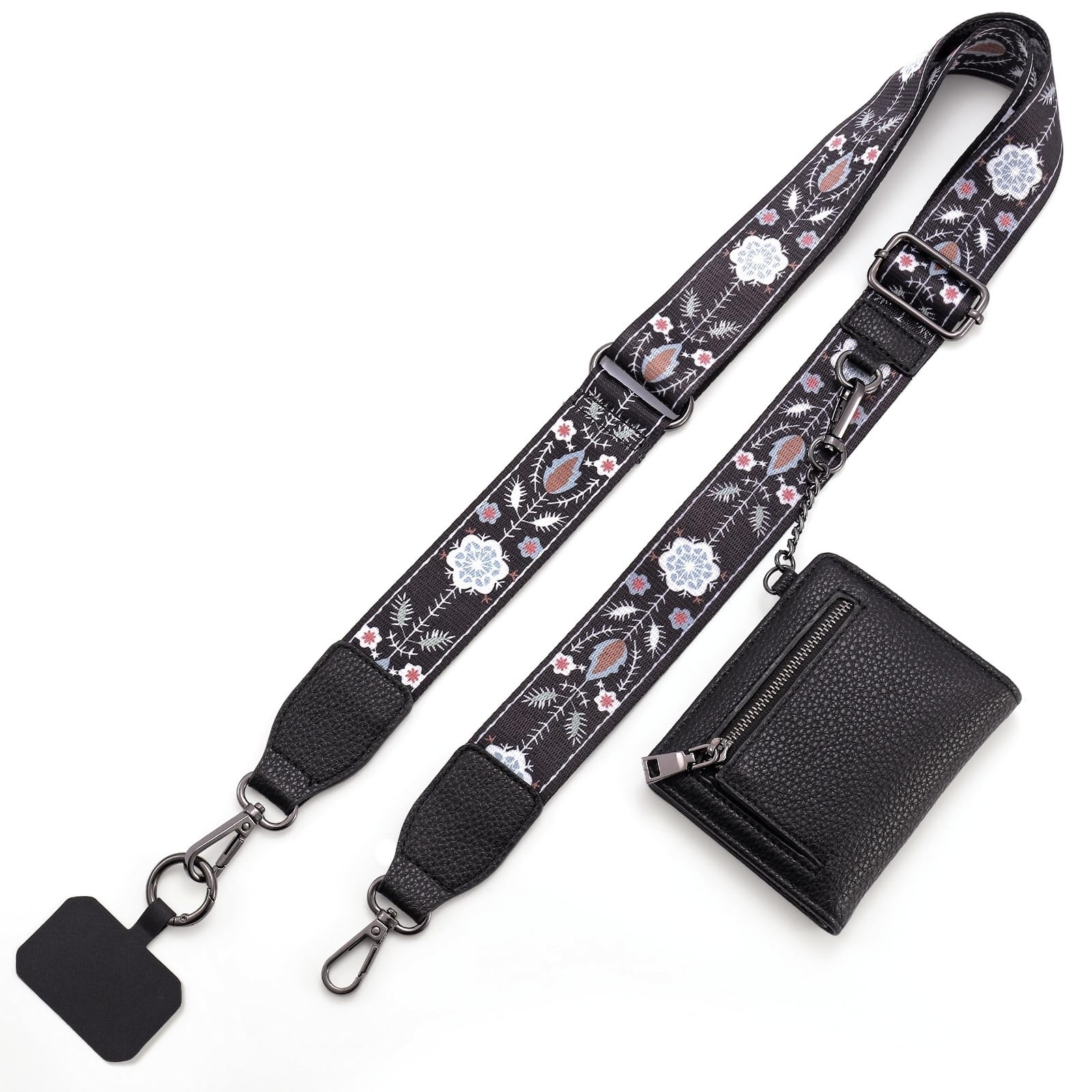 Foto 1 | Correa Para Teléfono Diaclara Clip And Go Con Funda Con Cremallera Negra - Venta Internacional.