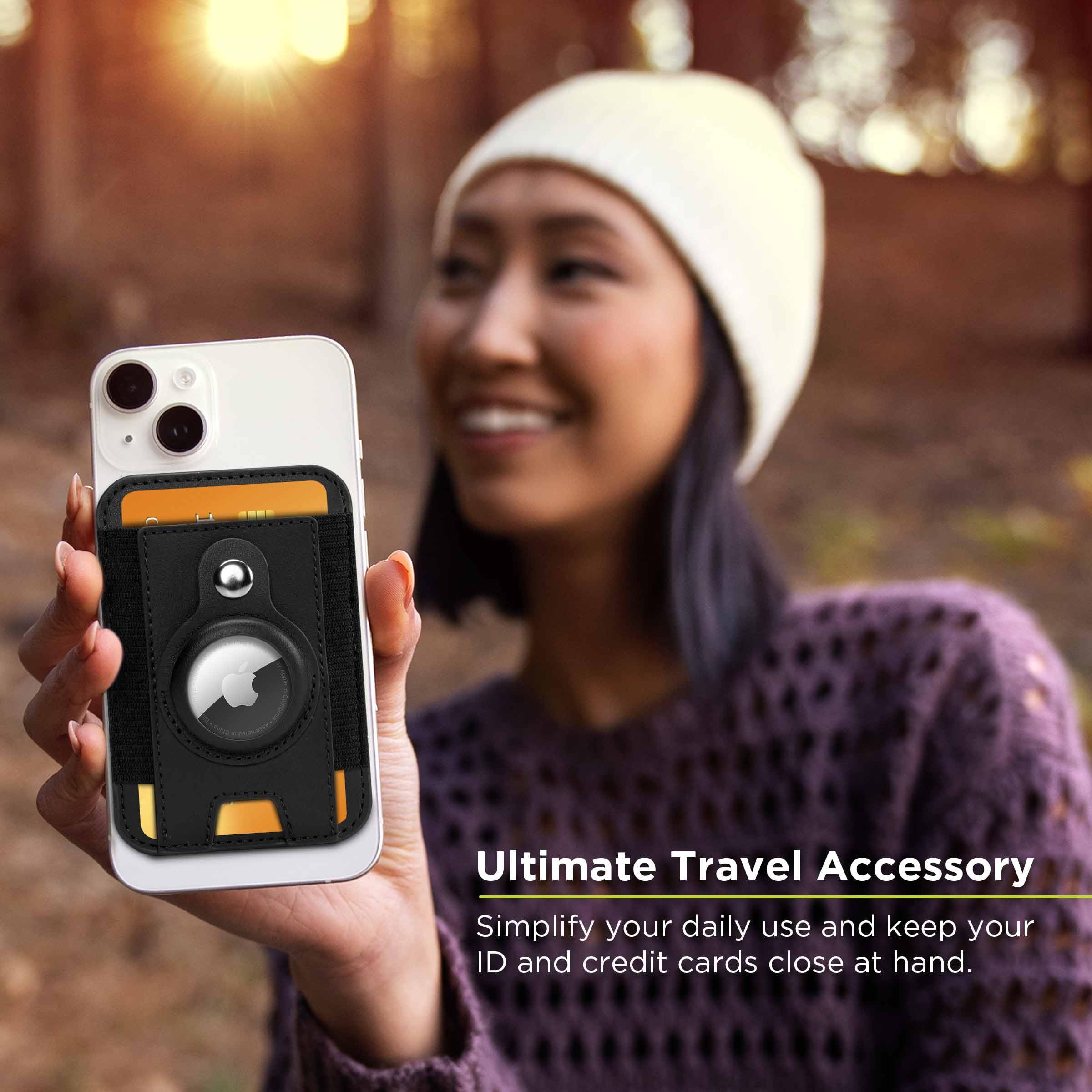 Foto 4 pulgar | Funda Magnética Puregear Mag Airtag Para Iphone Con 8 Tarjetas - Venta Internacional.