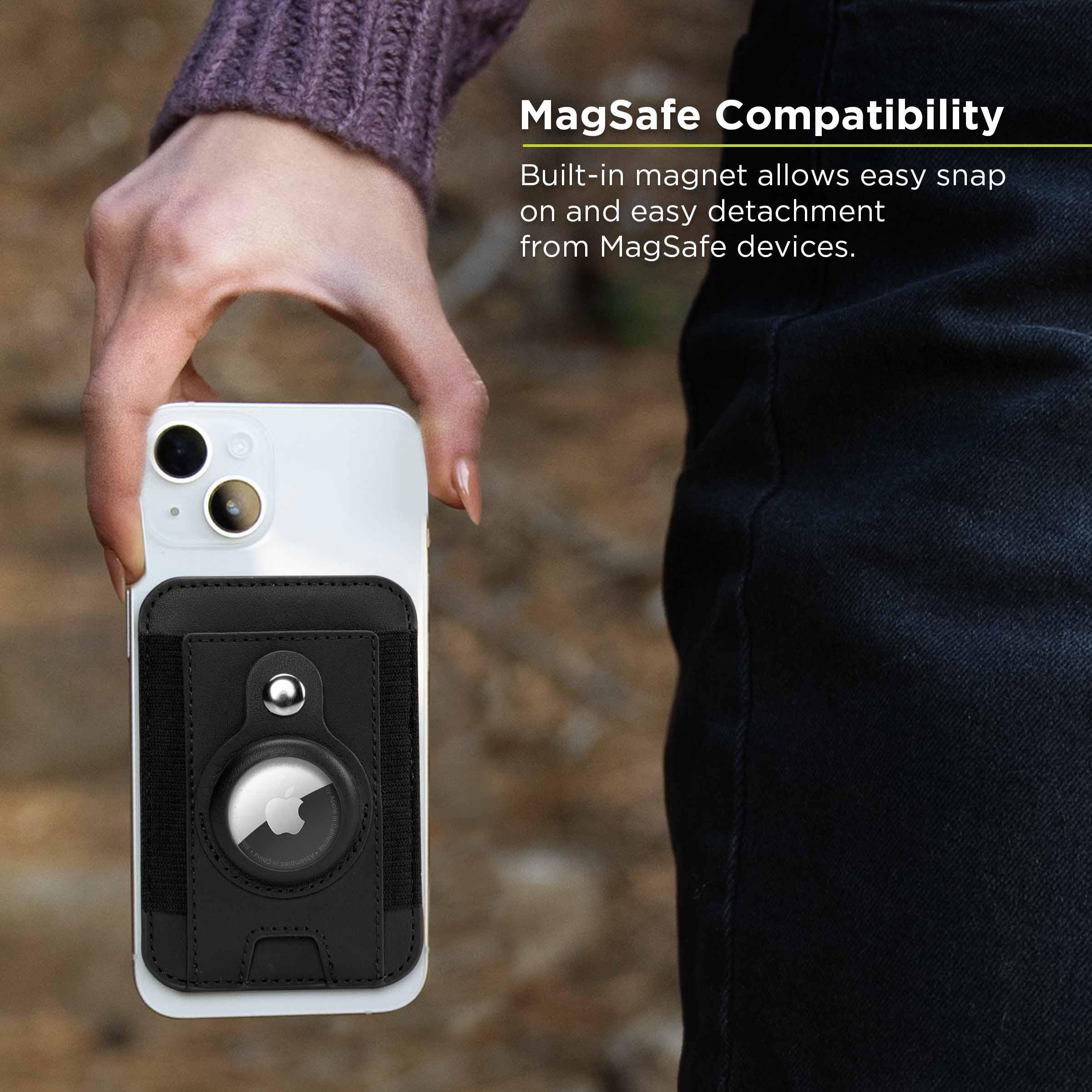 Foto 5 pulgar | Funda Magnética Puregear Mag Airtag Para Iphone Con 8 Tarjetas - Venta Internacional.