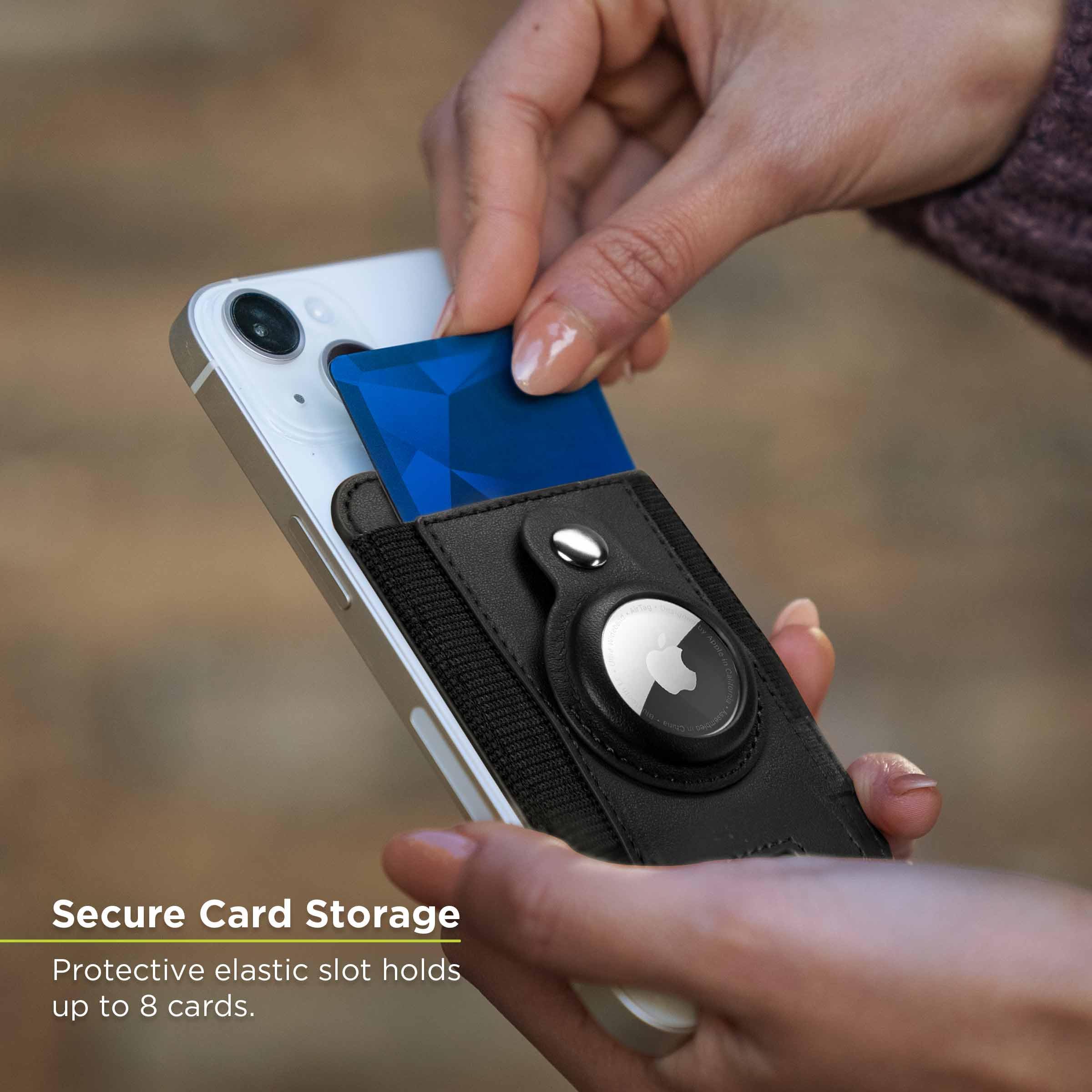 Foto 6 pulgar | Funda Magnética Puregear Mag Airtag Para Iphone Con 8 Tarjetas - Venta Internacional.