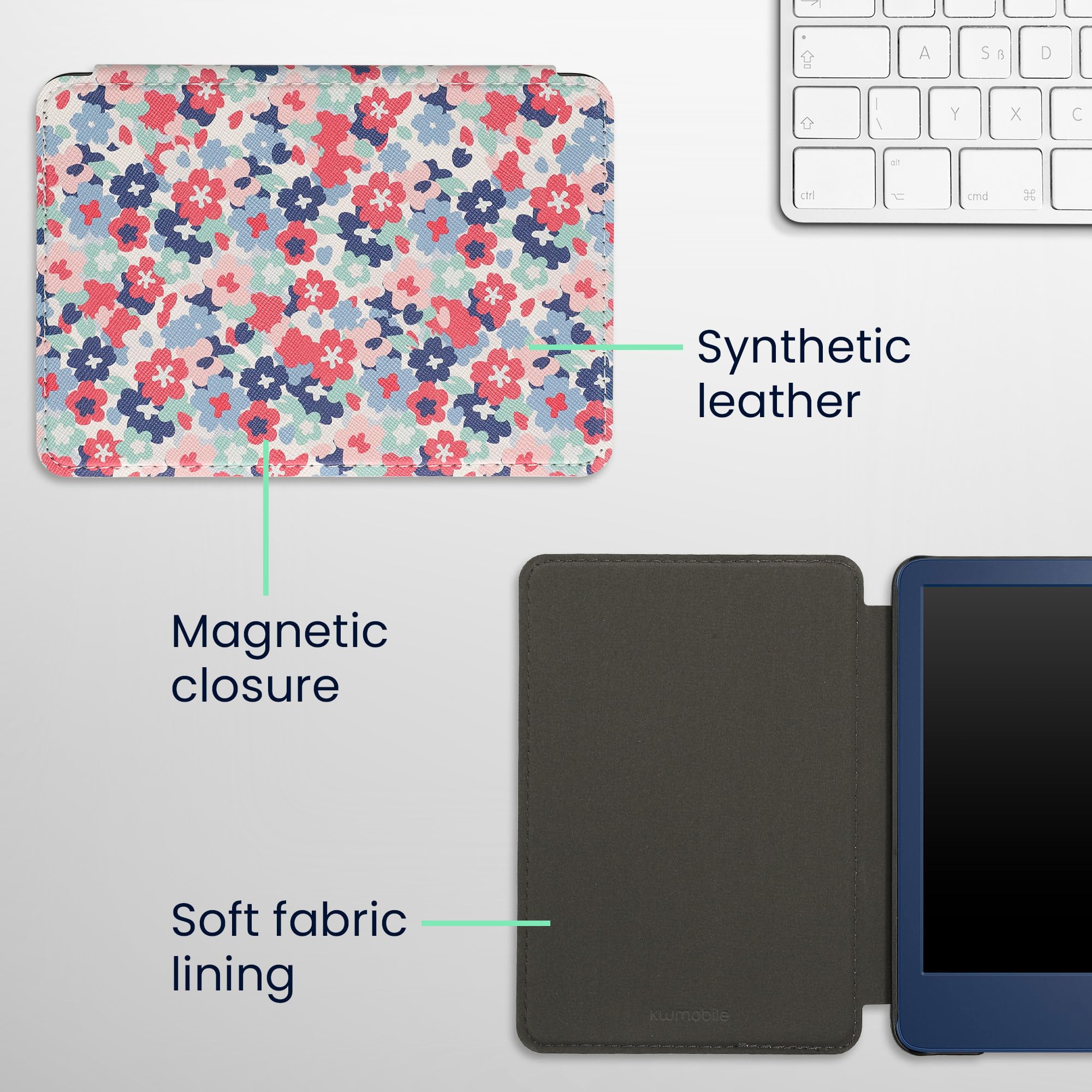 Foto 5 | Funda Para Lector Electrónico Kwmobile Compatible Con Amazon Kindle (2022/2024) - Venta Internacional.