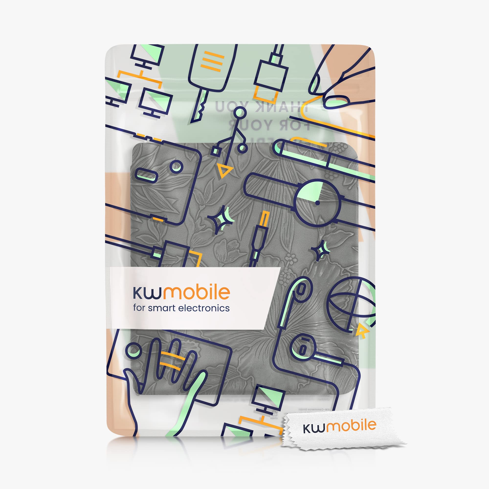 Foto 8 pulgar | Funda Kwmobile Compatible Con El Lector Electrónico Kobo Libra 2 - Venta Internacional.