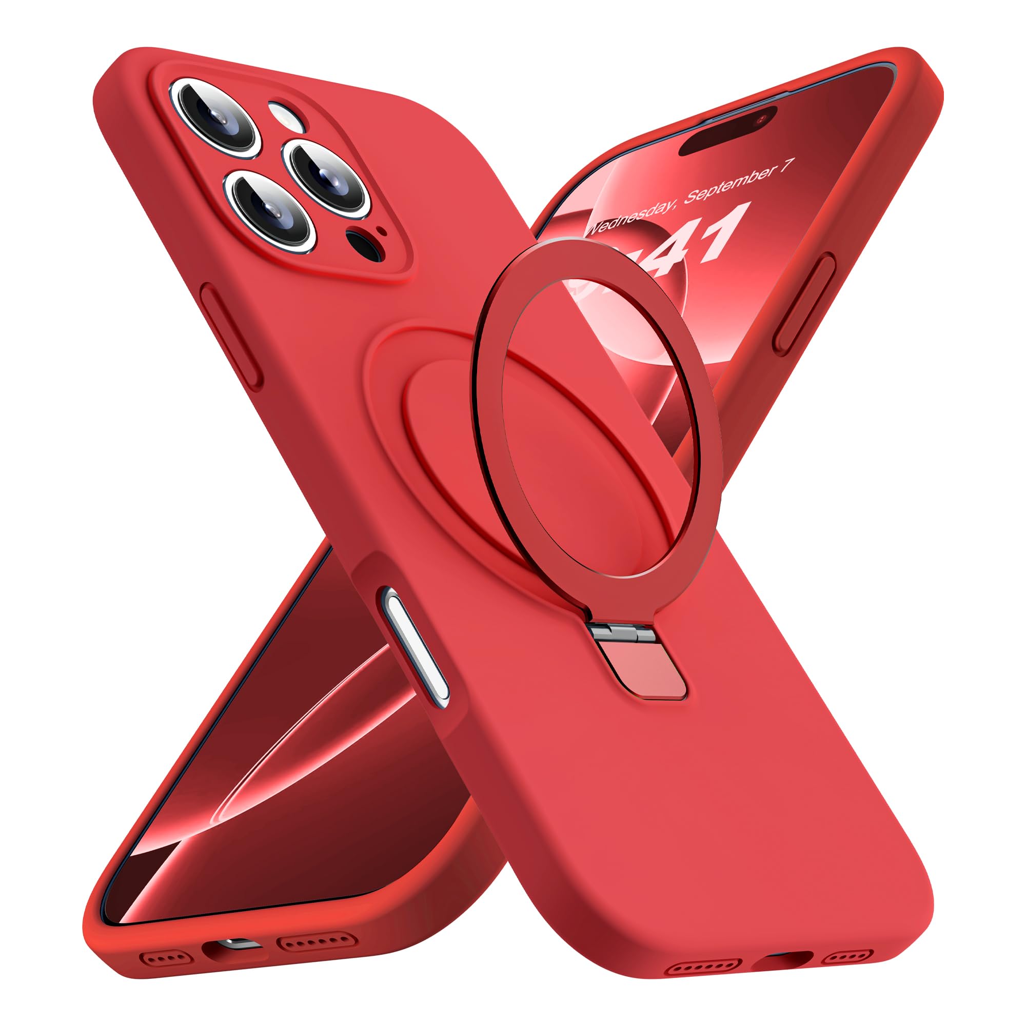 Foto 2 pulgar | Funda De Teléfono Skylmw Diseñada Para Iphone 16 Pro Max Red De 6.9'' - Venta Internacional.