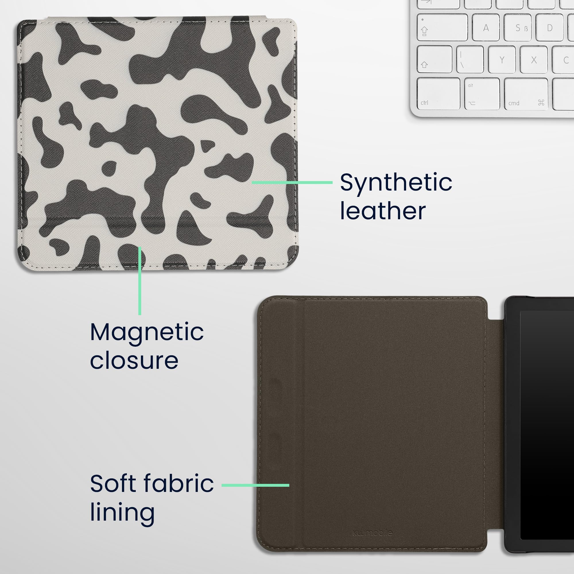 Foto 5 | Funda Kwmobile Compatible Con El Lector Electrónico Kobo Libra 2 - Venta Internacional.