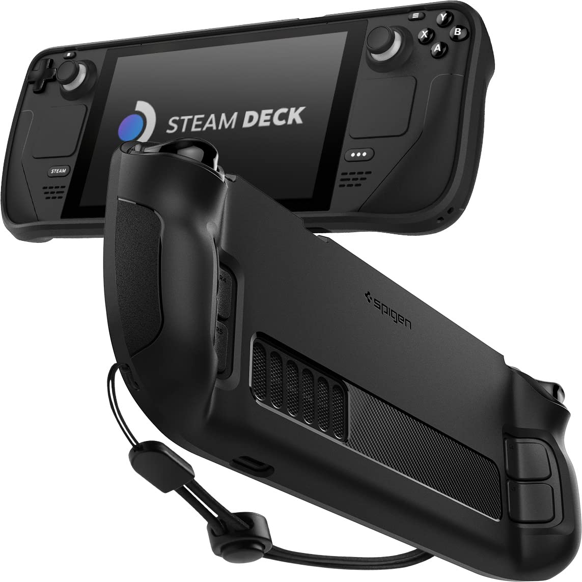 Foto 2 pulgar | Case Spigen Rugged Armor Para Steam Deck Lcd/oled, Color Negro Mate - Venta Internacional.