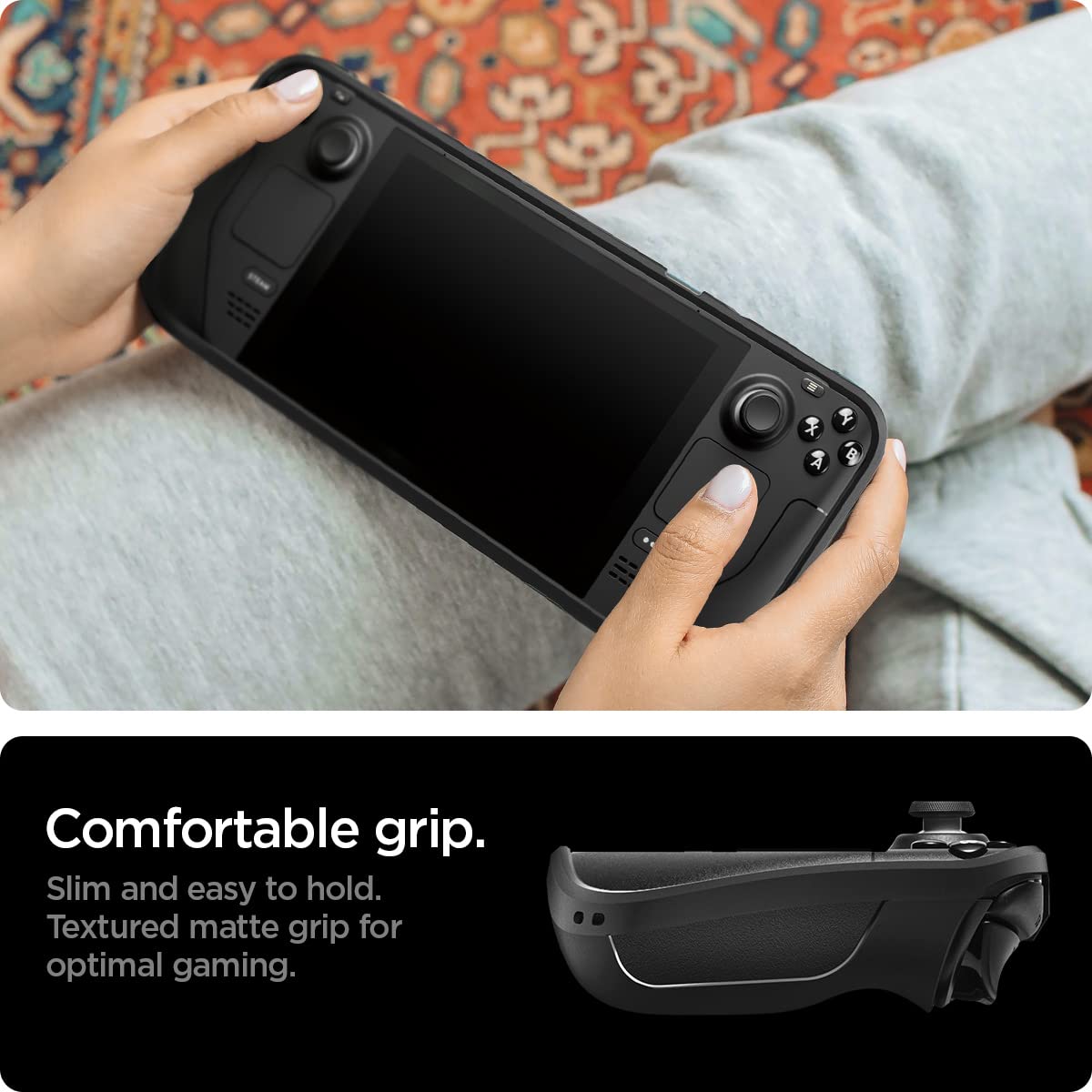 Foto 5 pulgar | Case Spigen Rugged Armor Para Steam Deck Lcd/oled, Color Negro Mate - Venta Internacional.