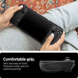 Foto 4 | Case Spigen Rugged Armor Para Steam Deck Lcd/oled, Color Negro Mate - Venta Internacional.