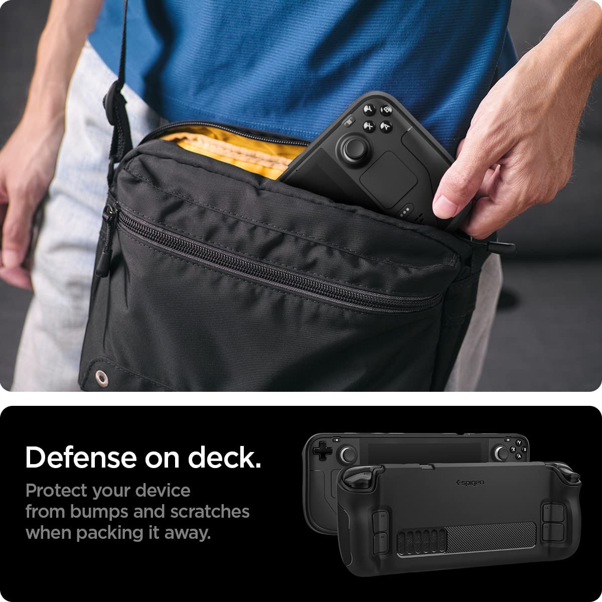 Foto 6 pulgar | Case Spigen Rugged Armor Para Steam Deck Lcd/oled, Color Negro Mate - Venta Internacional.