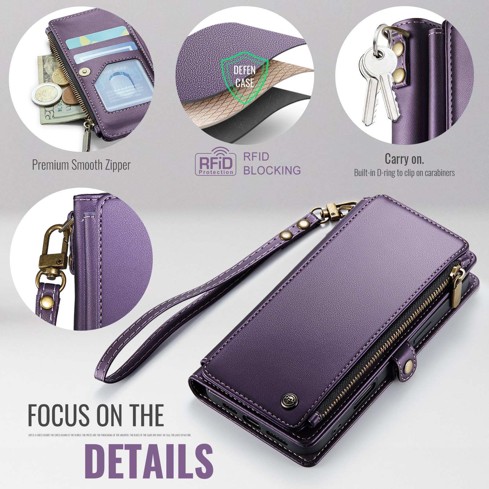 Foto 6 pulgar | Funda Wallet Defencase Compatible Con Iphone Se 2020 2022 - Venta Internacional.