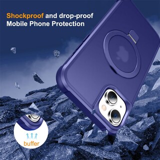 Foto 6 | Funda De Teléfono Skylmw Compatible Con Iphone 15 Con Magsafe Navy - Venta Internacional.