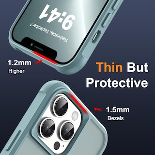 Foto 6 | Funda De Teléfono Skylmw Compatible Con Iphone 12 Y 13 Pro Max Blue - Venta Internacional.