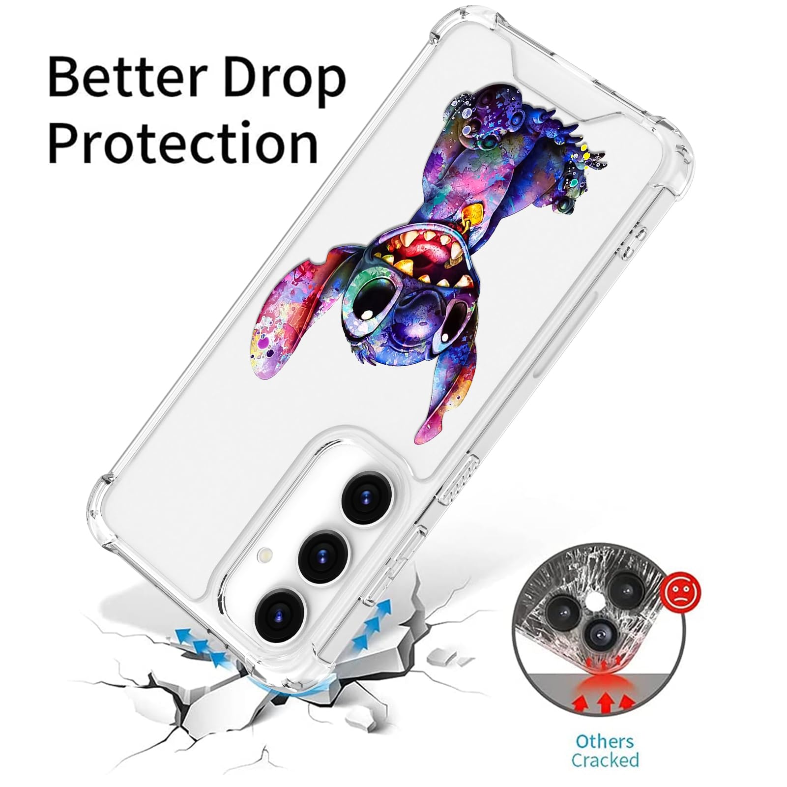 Foto 4 pulgar | Funda De Teléfono Transparente Cuwana Para Samsung Galaxy S24 - Venta Internacional.