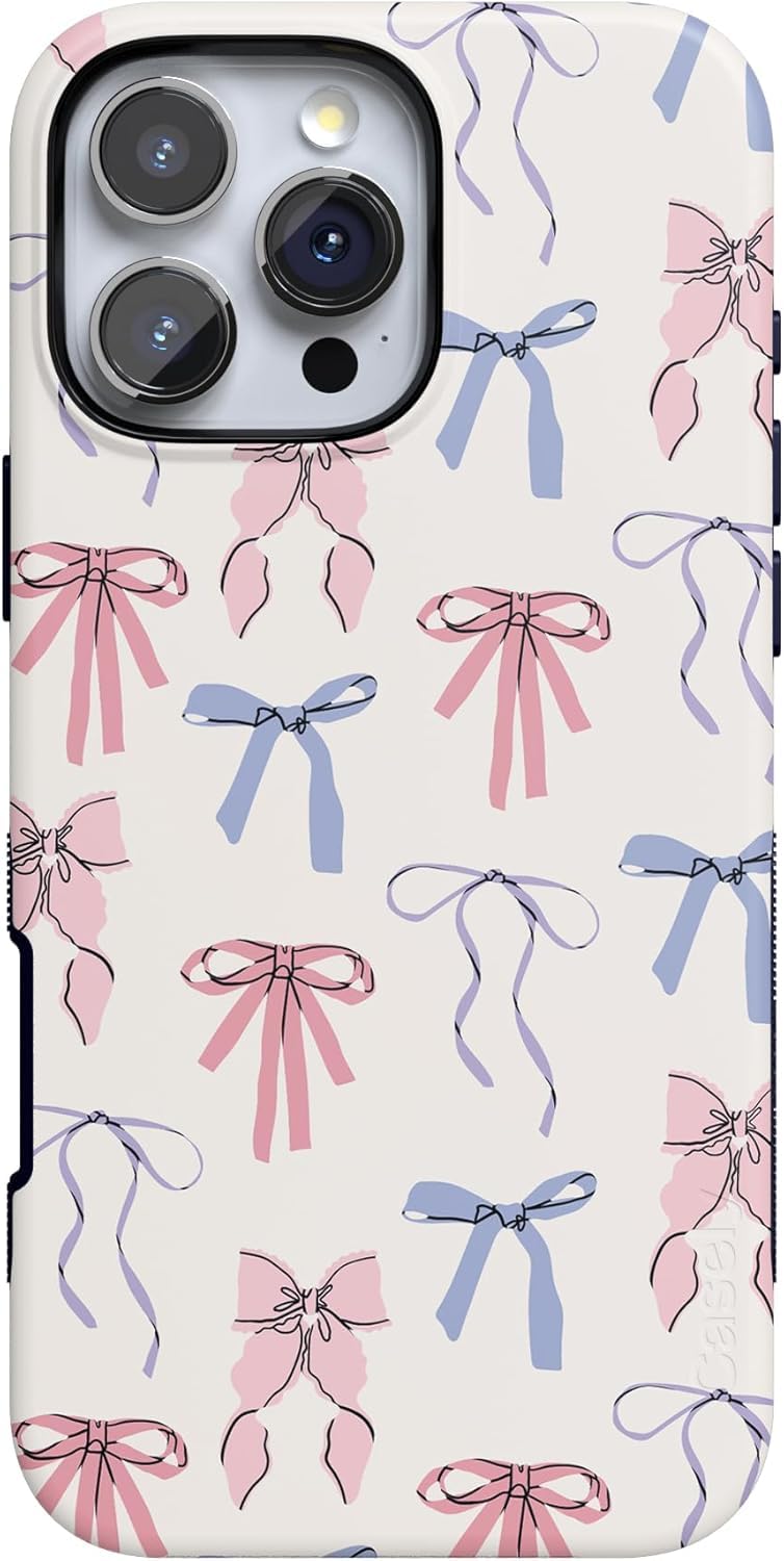 Foto 2 pulgar | Funda Para Teléfono Casely Coquette Girlie Pastel Bows Para Iphone 16 Pro - Venta Internacional.