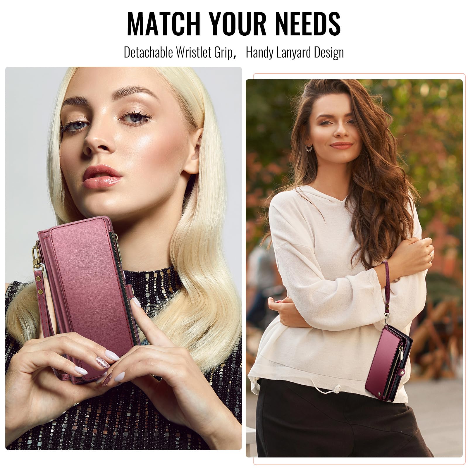 Foto 7 pulgar | Funda Para Teléfono Wallet Defense Compatible Con Iphone 16 Plus - Venta Internacional.