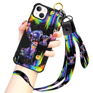 Foto 1 | Funda De Teléfono Cuwana Cartoon Para Iphone 14 De 6.1 Pulgadas Con Cordón - Venta Internacional.