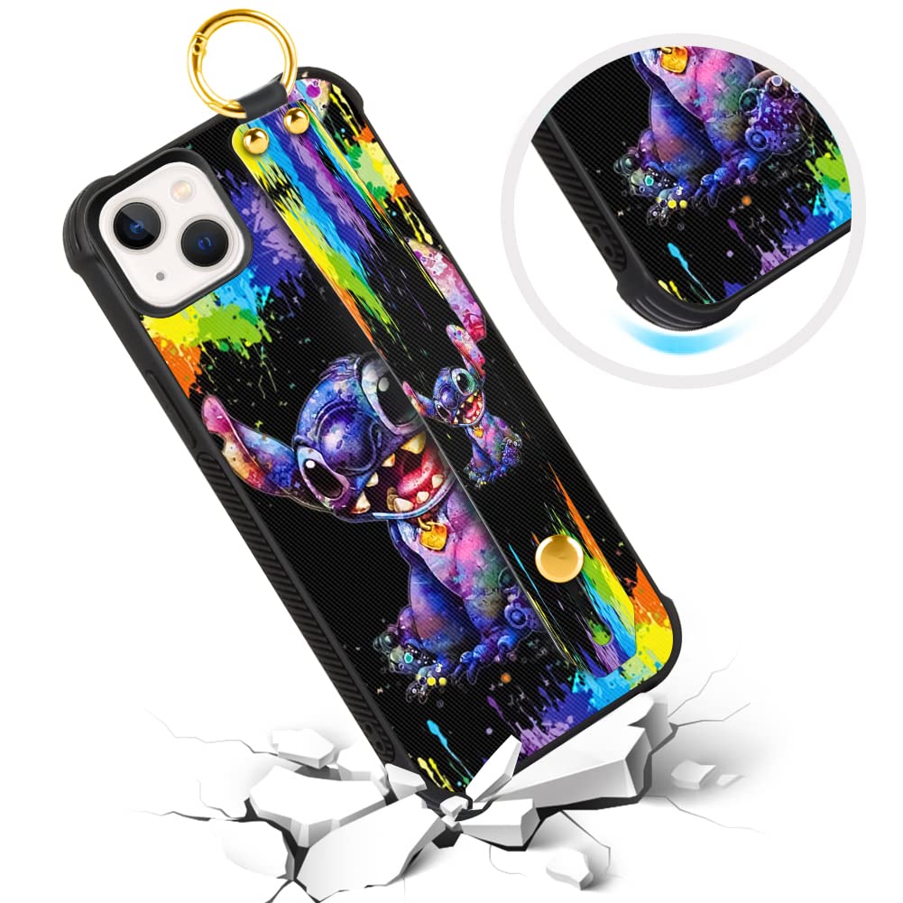 Foto 3 pulgar | Funda De Teléfono Cuwana Cartoon Para Iphone 14 De 6.1 Pulgadas Con Cordón - Venta Internacional.