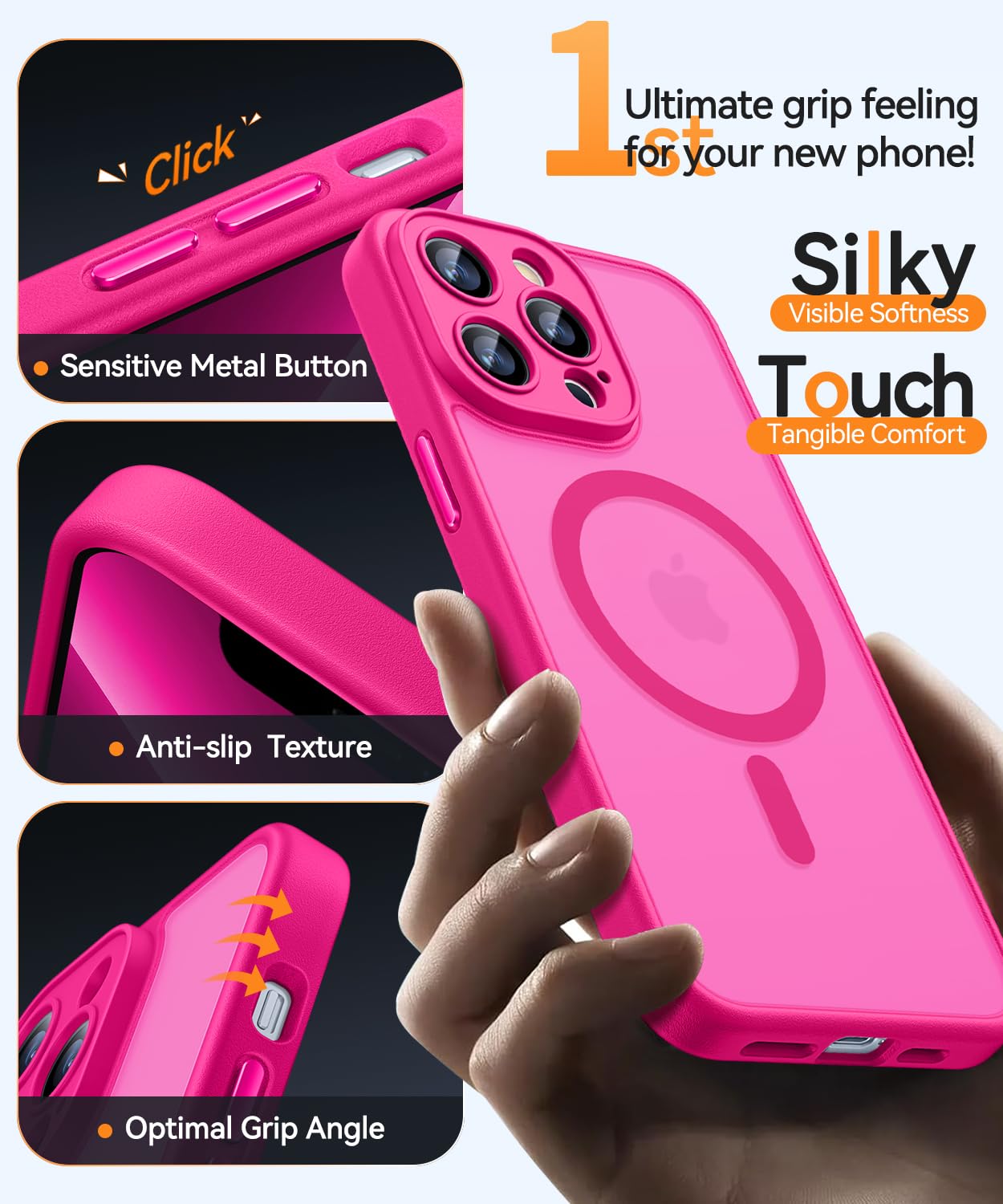 Foto 7 pulgar | Funda Magnética Canshn Compatible Con Iphone 13 Pro De 6.1 Pulgadas - Venta Internacional.