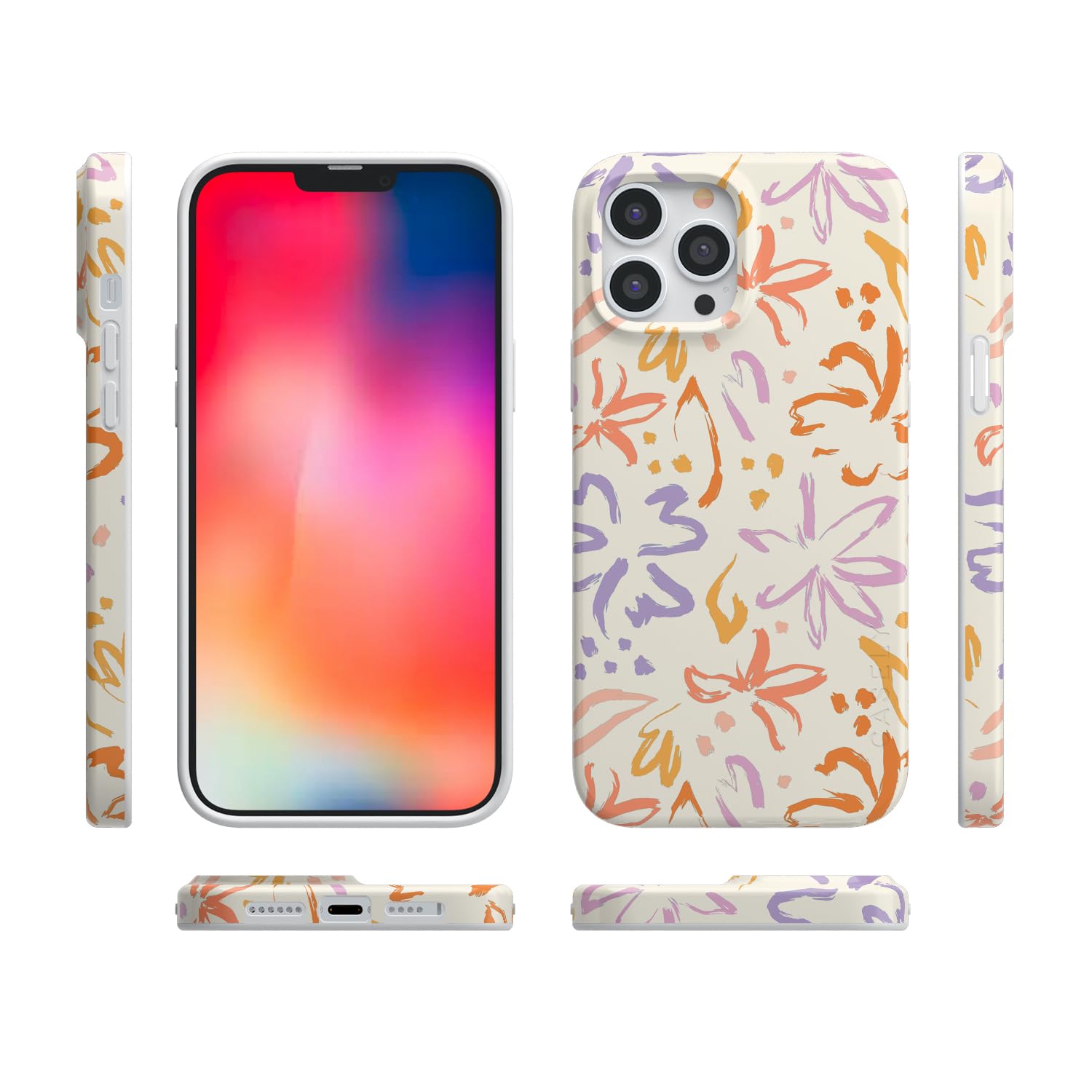 Foto 7 pulgar | Funda Para Teléfono Casely Iphone 14 Pro Hibiscus Blooms Hawaiian - Venta Internacional.