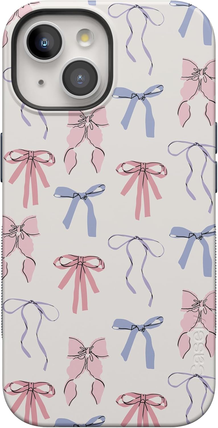 Foto 2 pulgar | Funda De Teléfono Casely Coquette Girlie Pastel Bows Para Iphone 15 - Venta Internacional.