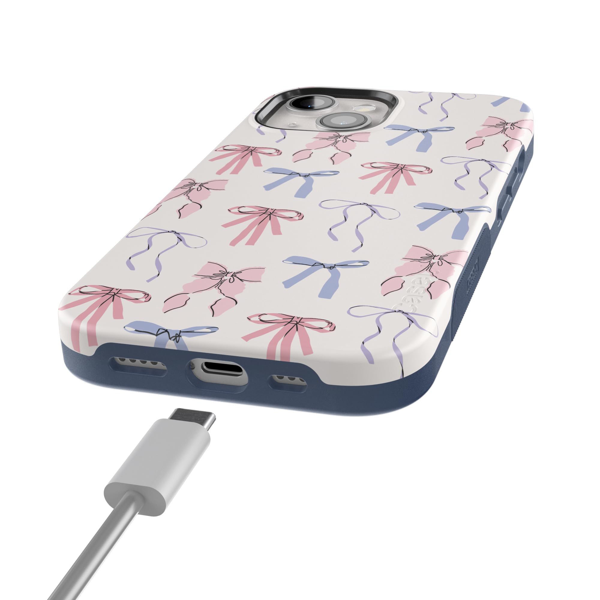 Foto 7 pulgar | Funda De Teléfono Casely Coquette Girlie Pastel Bows Para Iphone 15 - Venta Internacional.