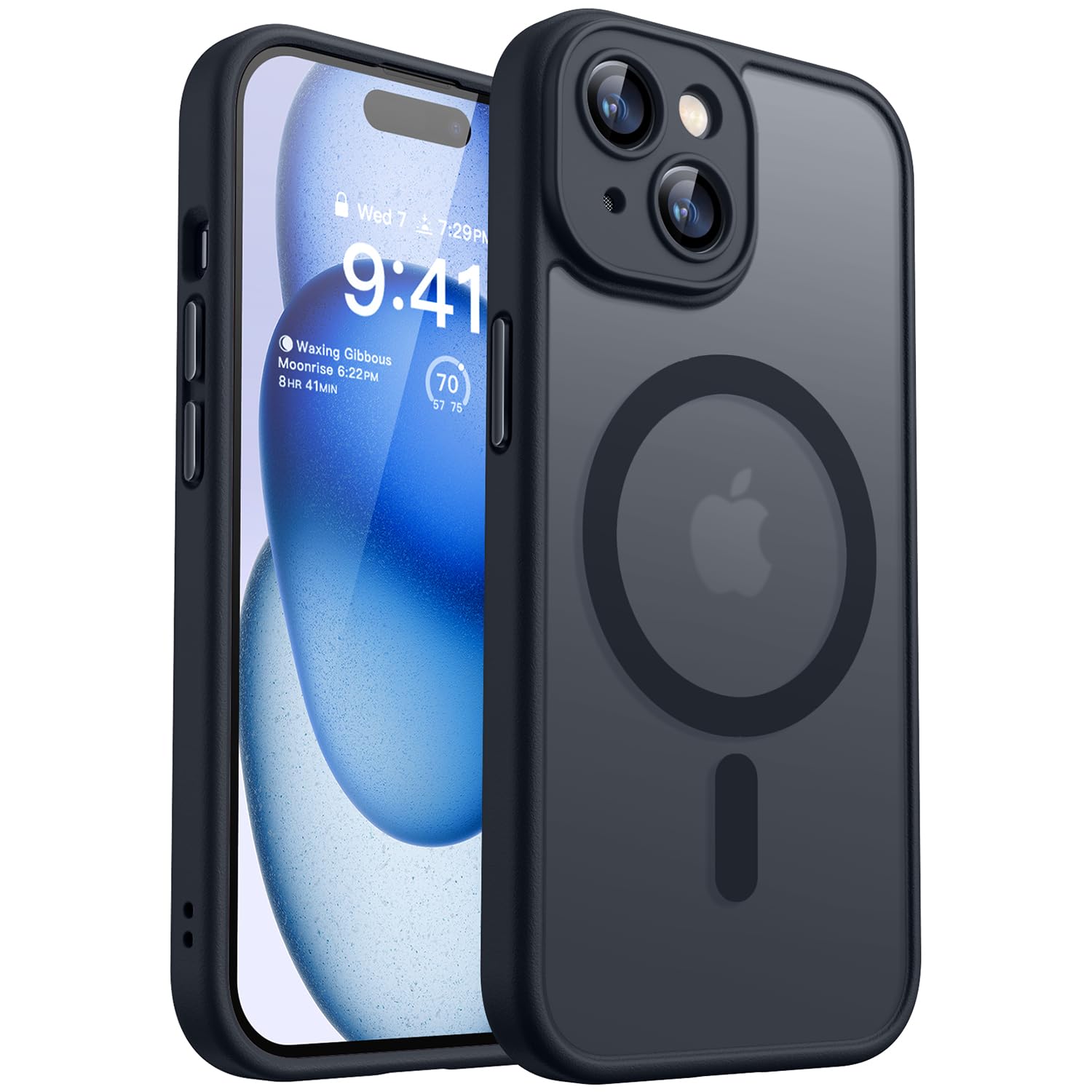 Foto 2 pulgar | Funda Magnética Canshn Para Iphone 15 6.1 - Negra - Venta Internacional.