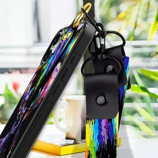 Foto 3 | Funda De Teléfono Cuwana Cartoon Para Iphone 16 (2024) Con Cordón - Venta Internacional.