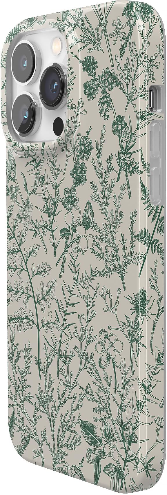 Foto 8 pulgar | Funda De Teléfono Casely Sage Garden Green Floral Para Iphone 14 Pro - Venta Internacional.