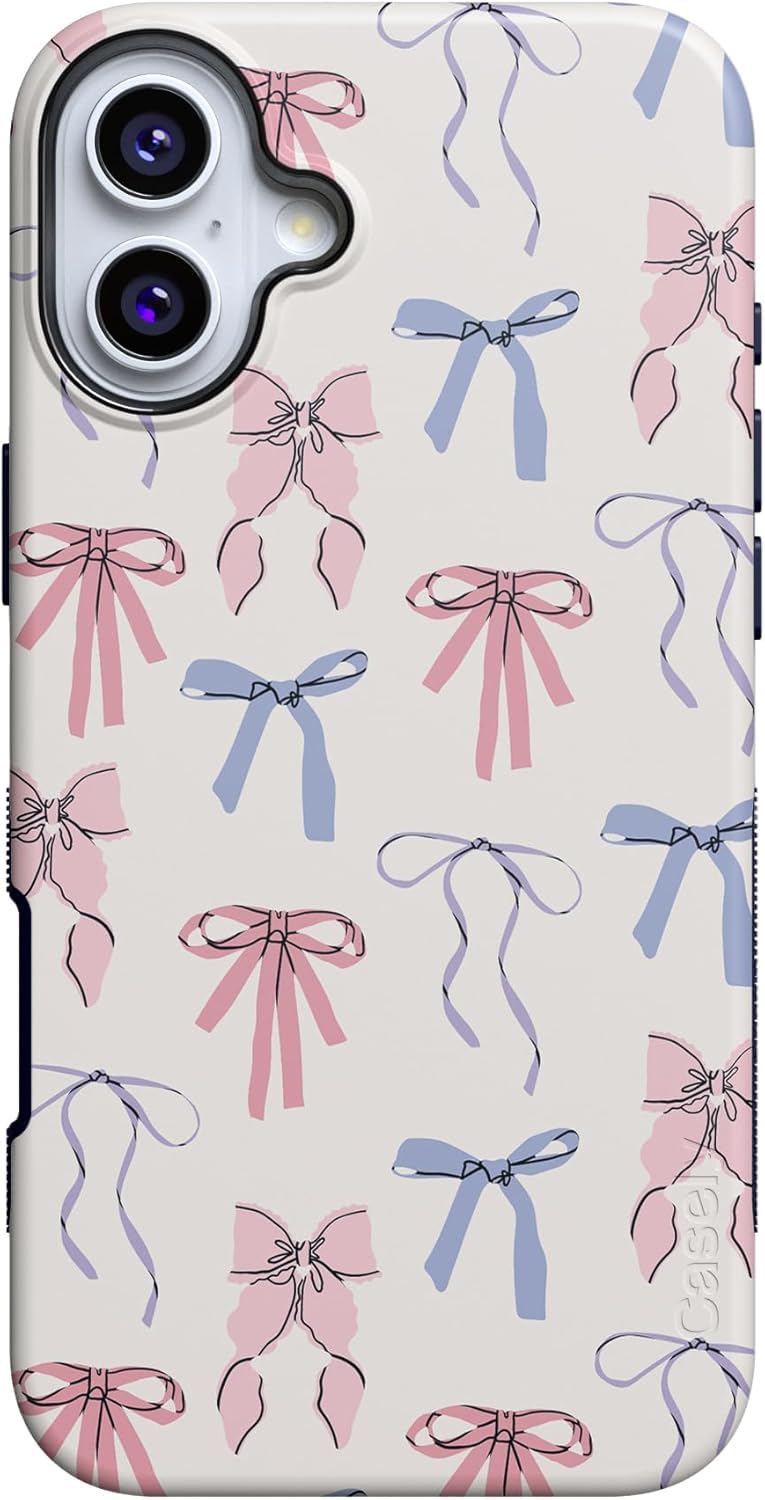 Foto 2 pulgar | Funda De Teléfono Casely Coquette Girlie Pastel Bows Para Iphone 16 Plus - Venta Internacional.