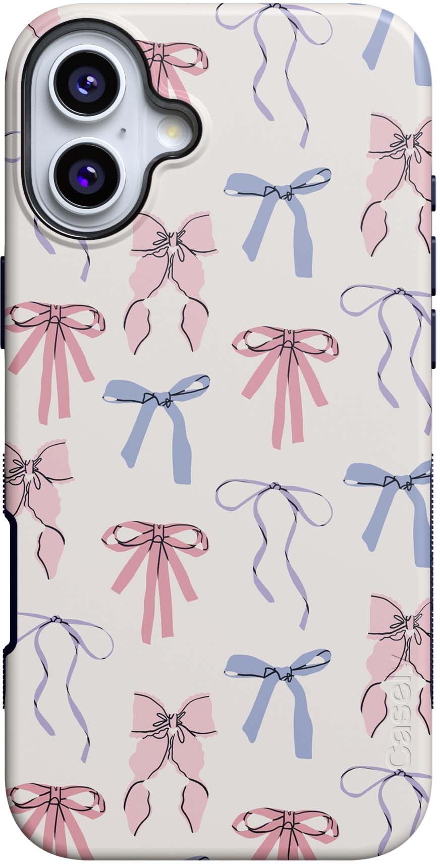 Foto 2 pulgar | Funda De Teléfono Casely Coquette Girlie Pastel Bows Para Iphone 16 - Venta Internacional.