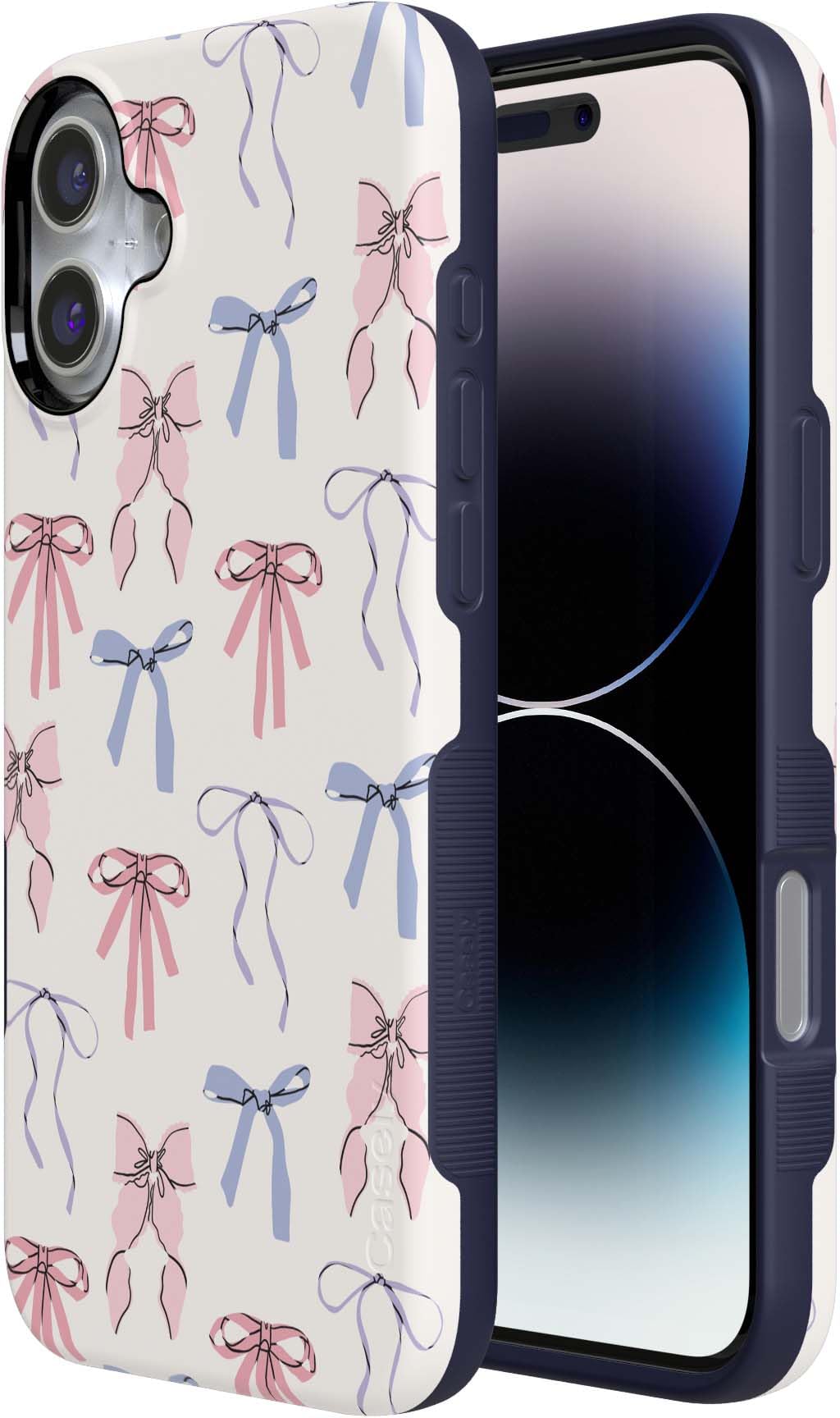Foto 3 pulgar | Funda De Teléfono Casely Coquette Girlie Pastel Bows Para Iphone 16 - Venta Internacional.