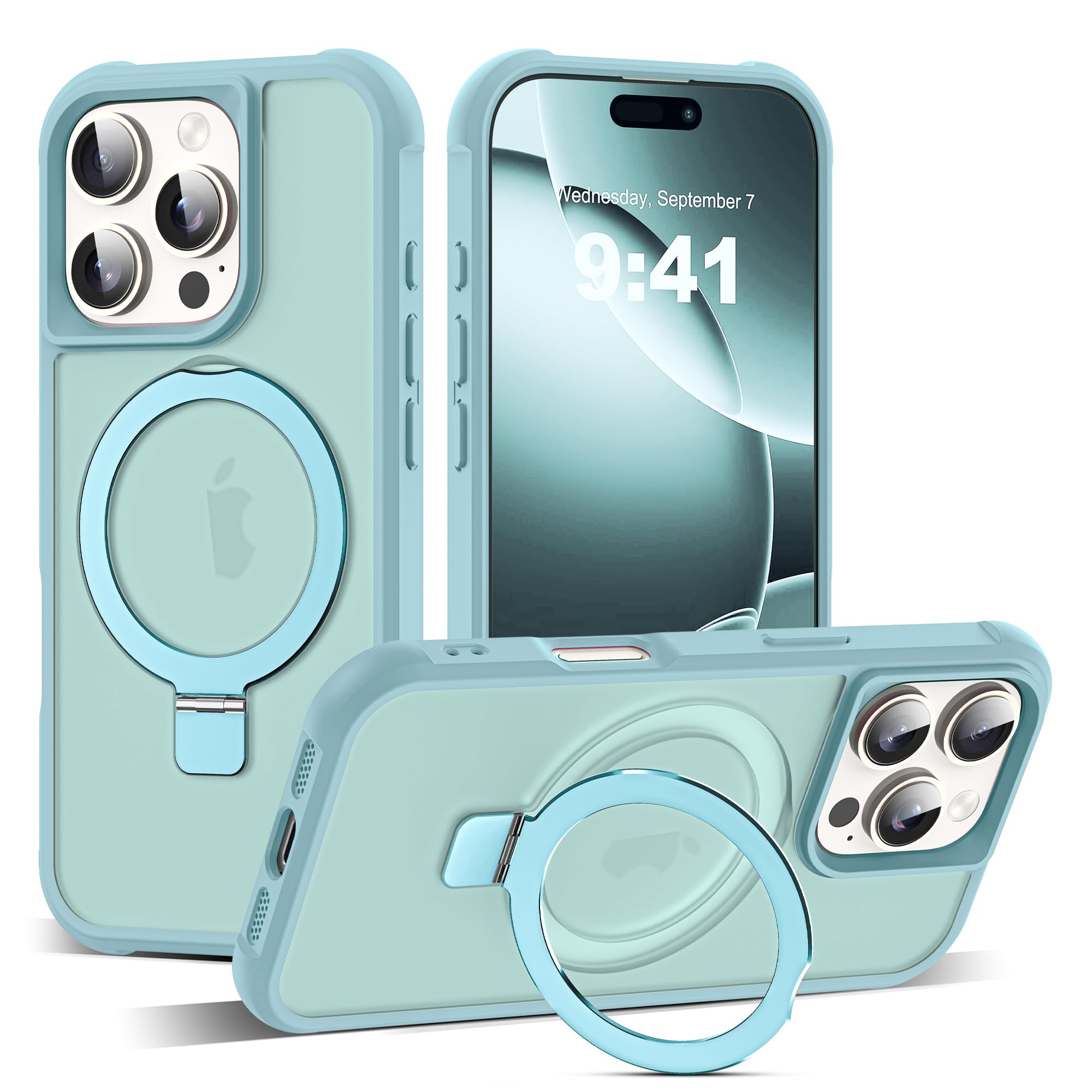 Foto 2 pulgar | Funda De Teléfono Skylmw Compatible Con Iphone 16 Pro Blue - Venta Internacional.