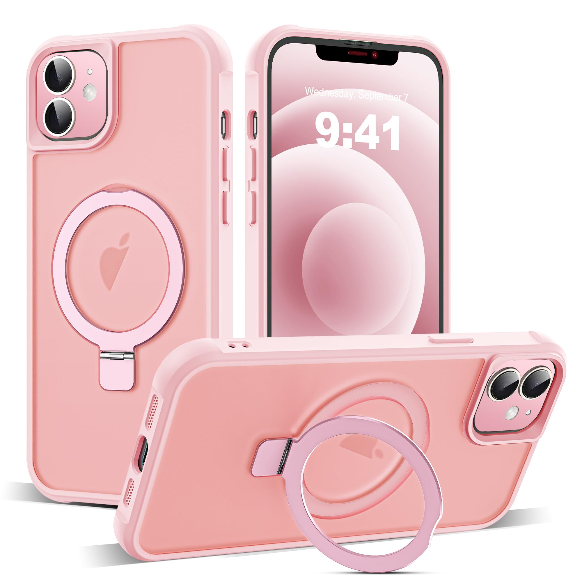 Foto 2 pulgar | Funda De Teléfono Skylmw Compatible Con Iphone 12/12 Pro 6.1 Rosa - Venta Internacional.