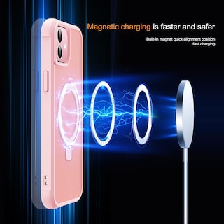 Foto 3 | Funda De Teléfono Skylmw Compatible Con Iphone 12/12 Pro 6.1 Rosa - Venta Internacional.